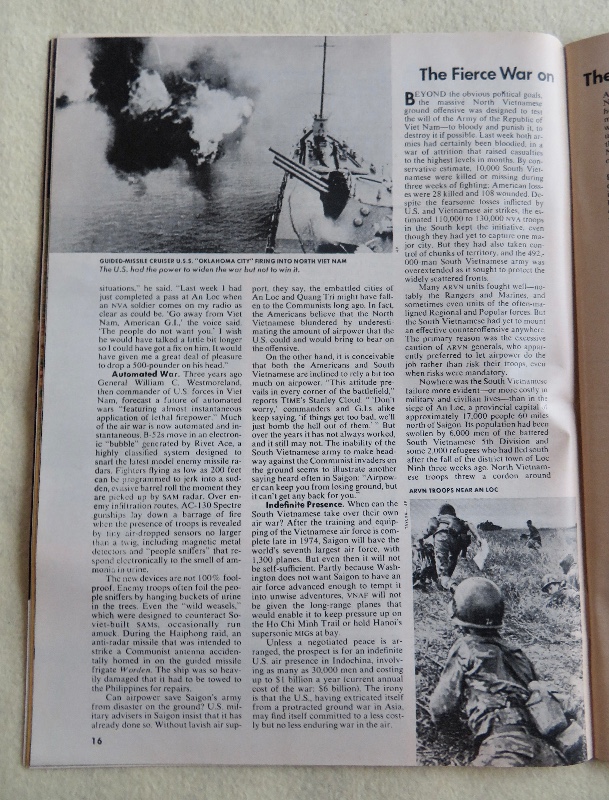 Time Magazine May 1, 1972 Nixon At War