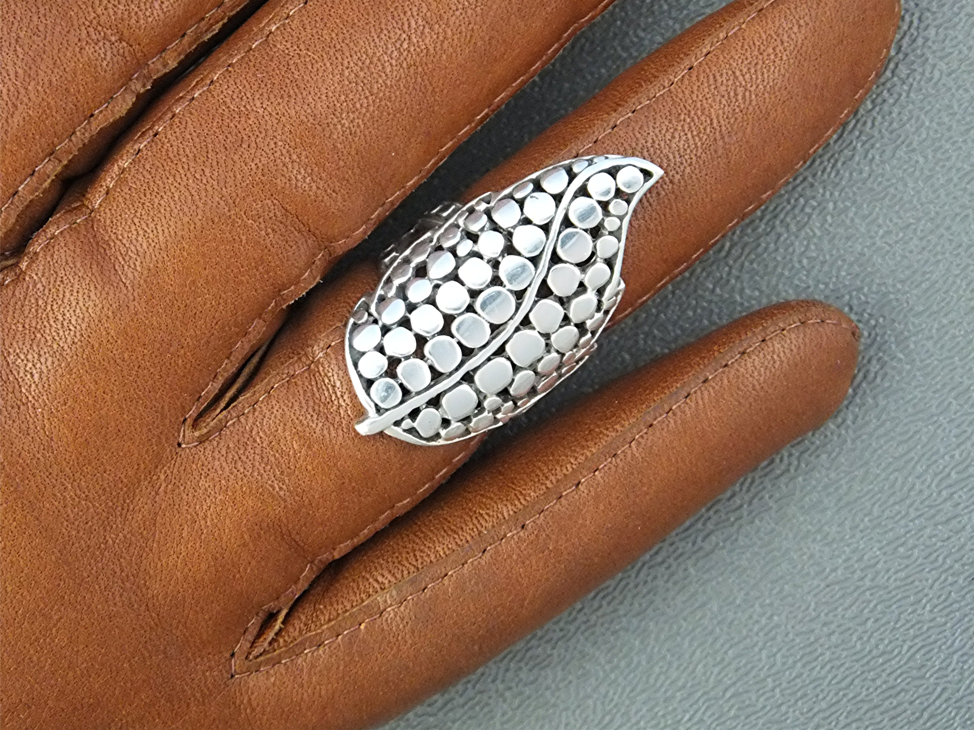Ring Sterling Silver Dot Khali Style Indonesia