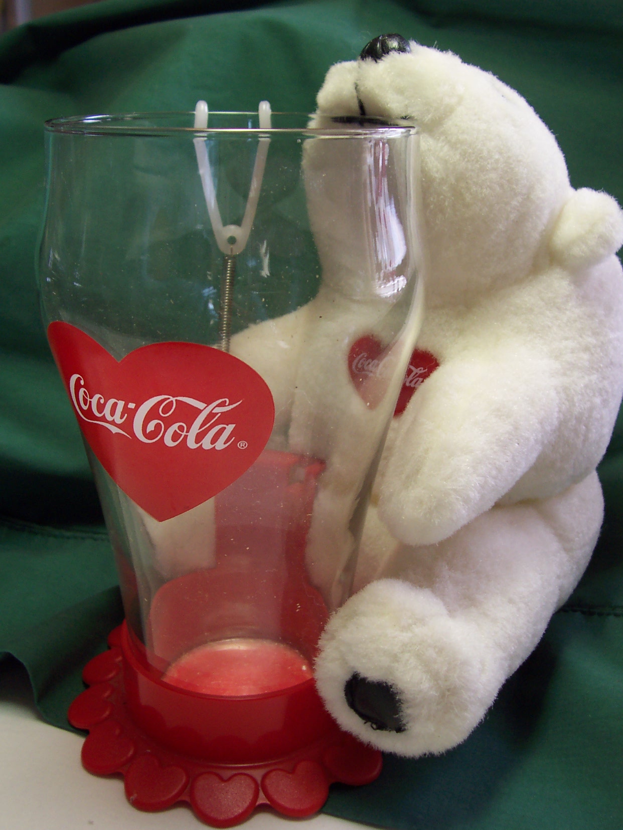 Coca Cola Polar Bear Glass Set Telaflora 1995