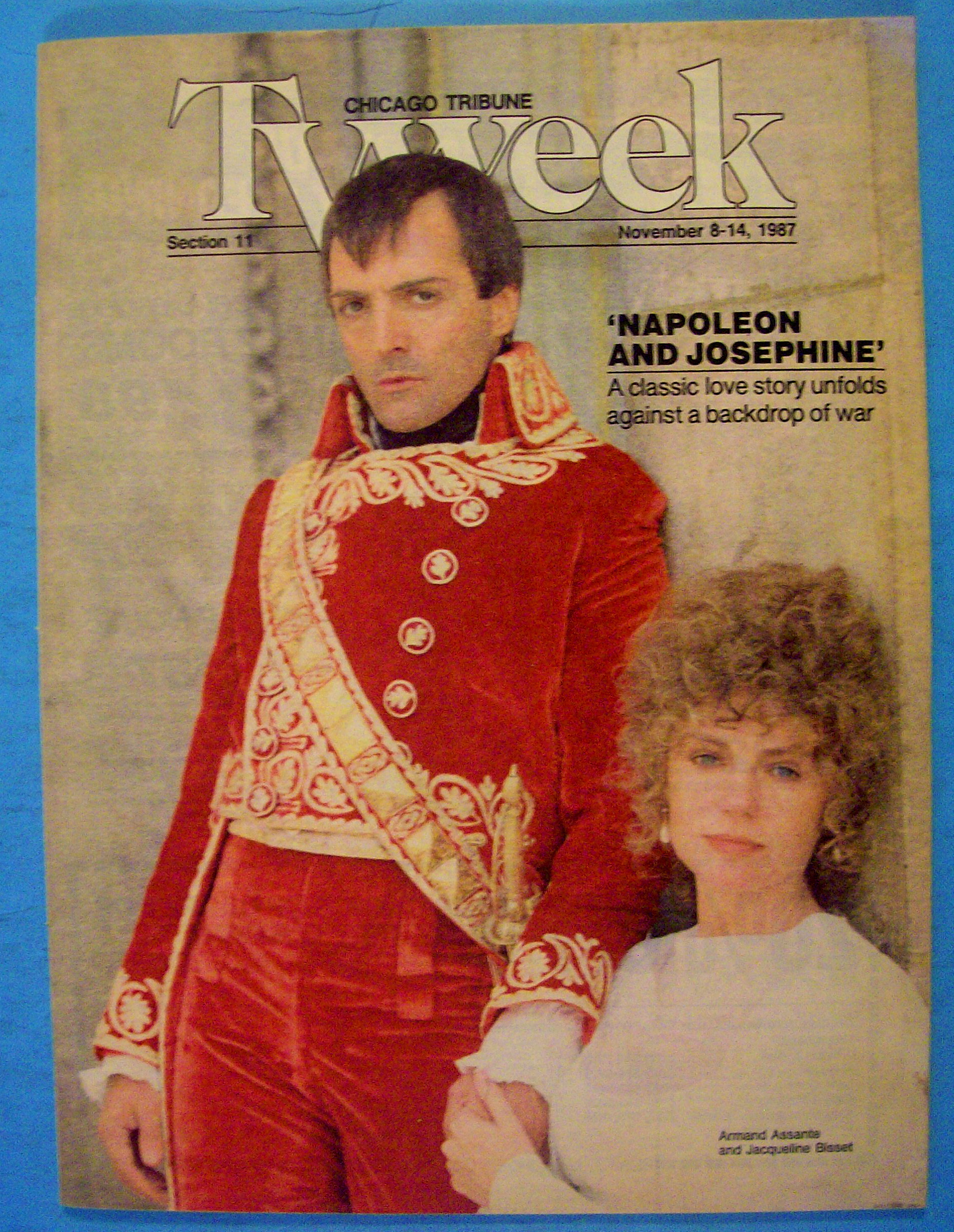 TV Week November 8-14, 1987 Napoleon & Josephine