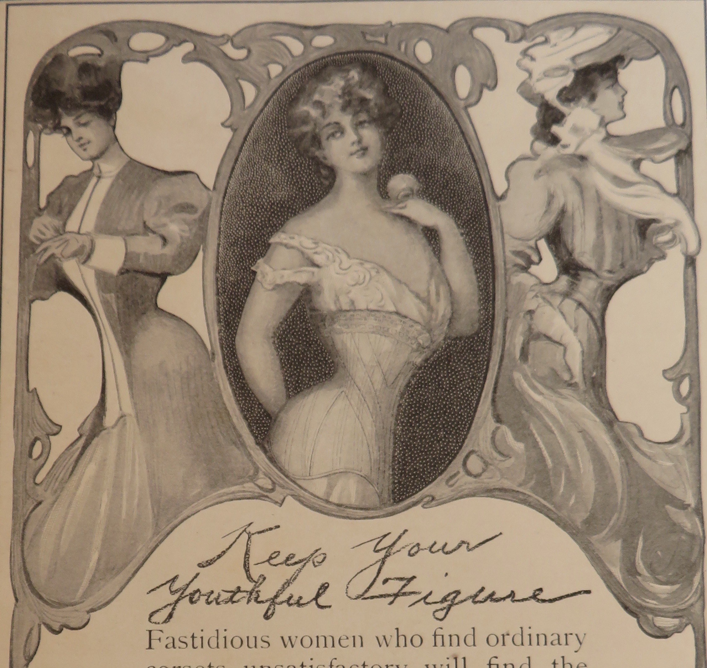 1900 G - D Justrite Corset with Lovely Women