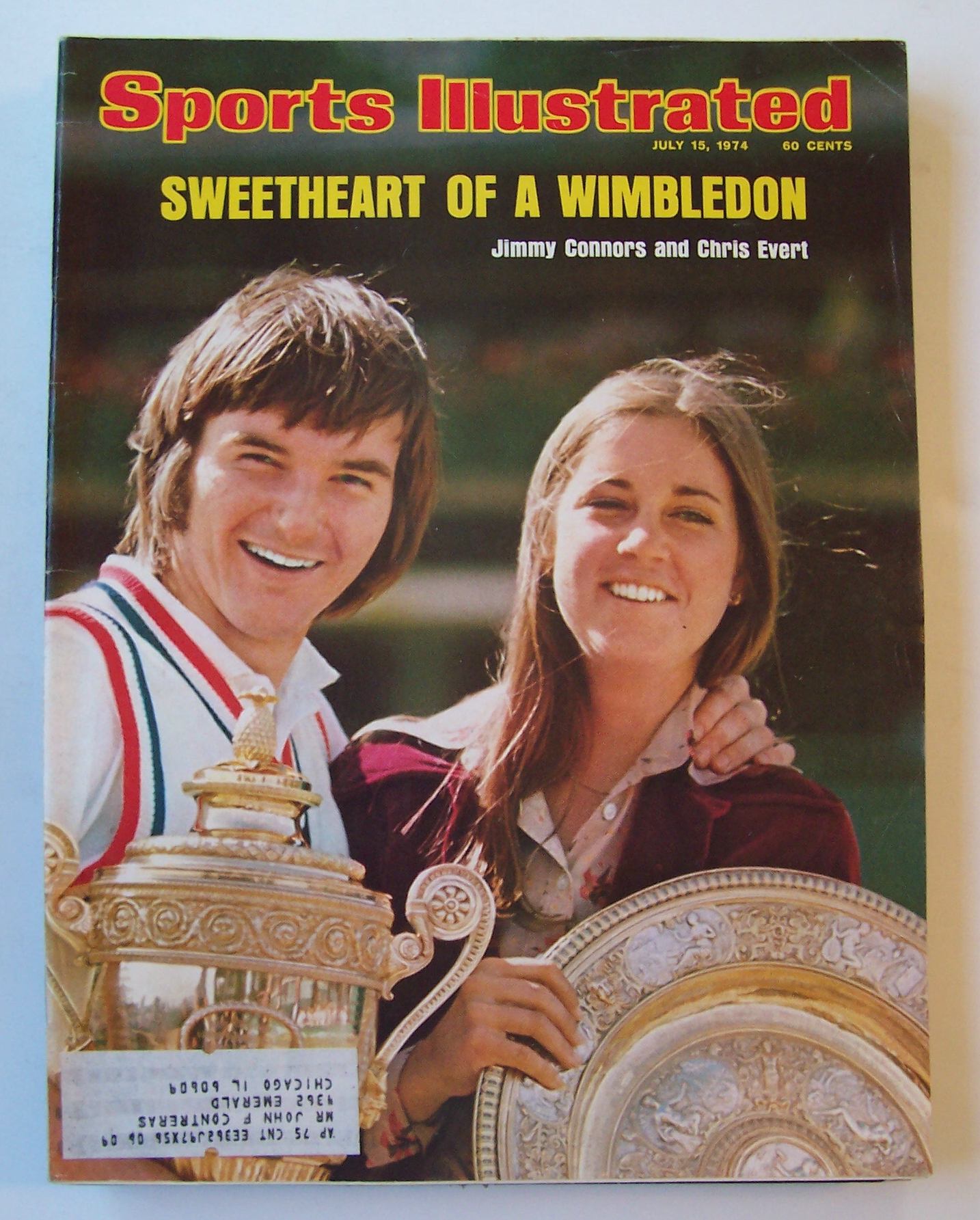 Sports Illustrated Magazine July 15, 1974 Connors/Evert