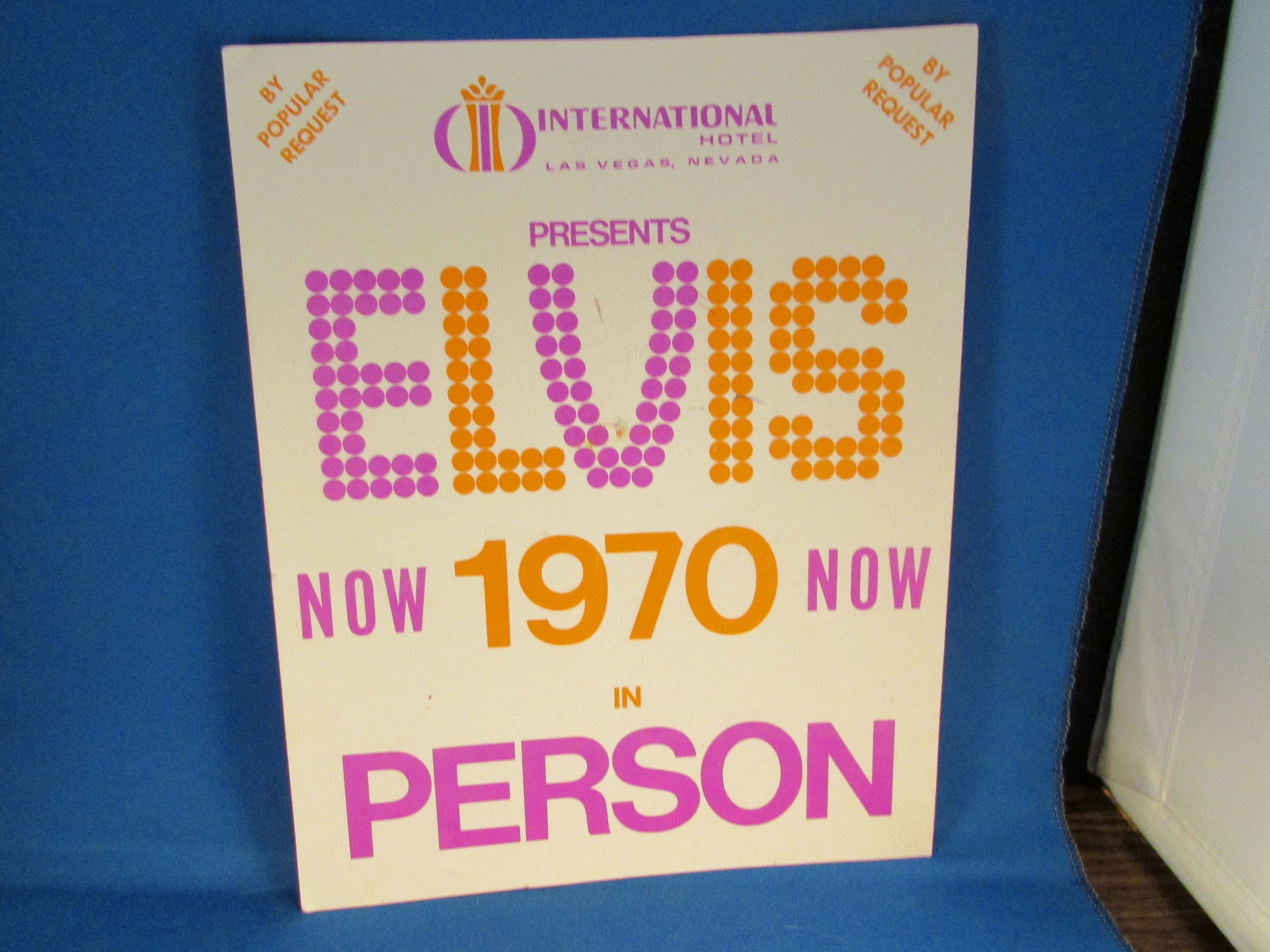 Elvis Promo Photo for the International Hotel
