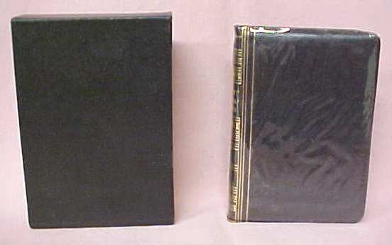 Robert Burns Poems Leather Miniature w/ Case