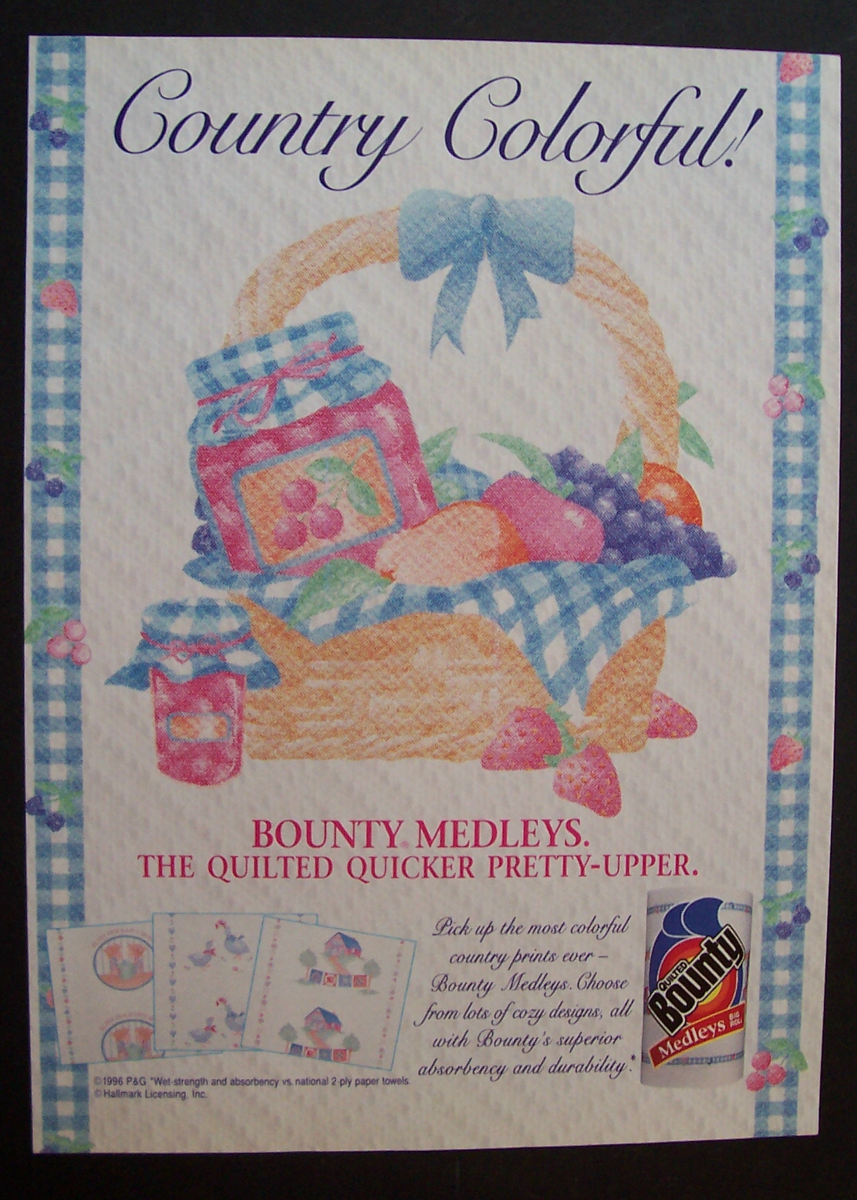 1998  Quilted  Bounty  Paper  Towels