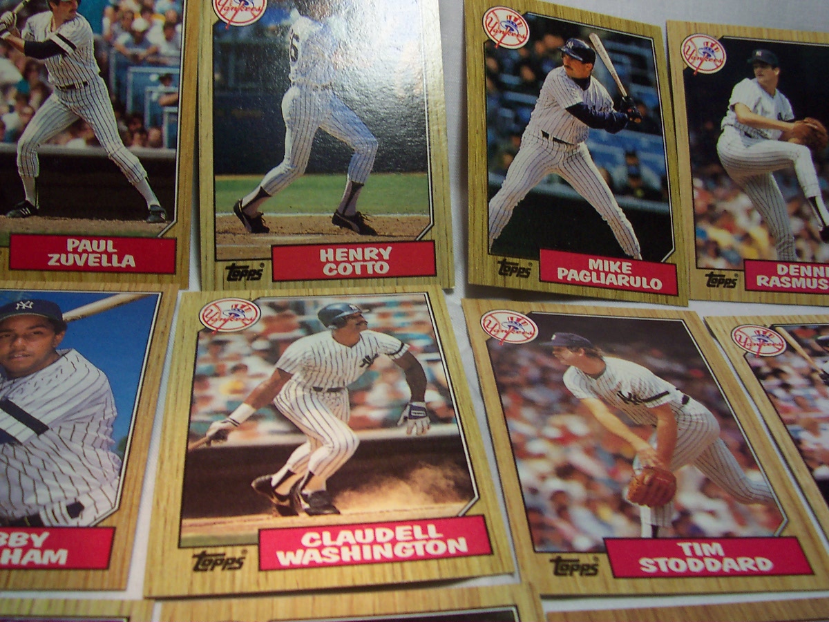 Baseball Cards N Y Yankees 30 card set 1987