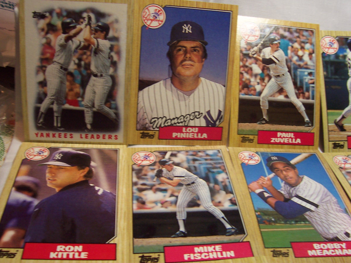 Baseball Cards N Y Yankees 30 card set 1987