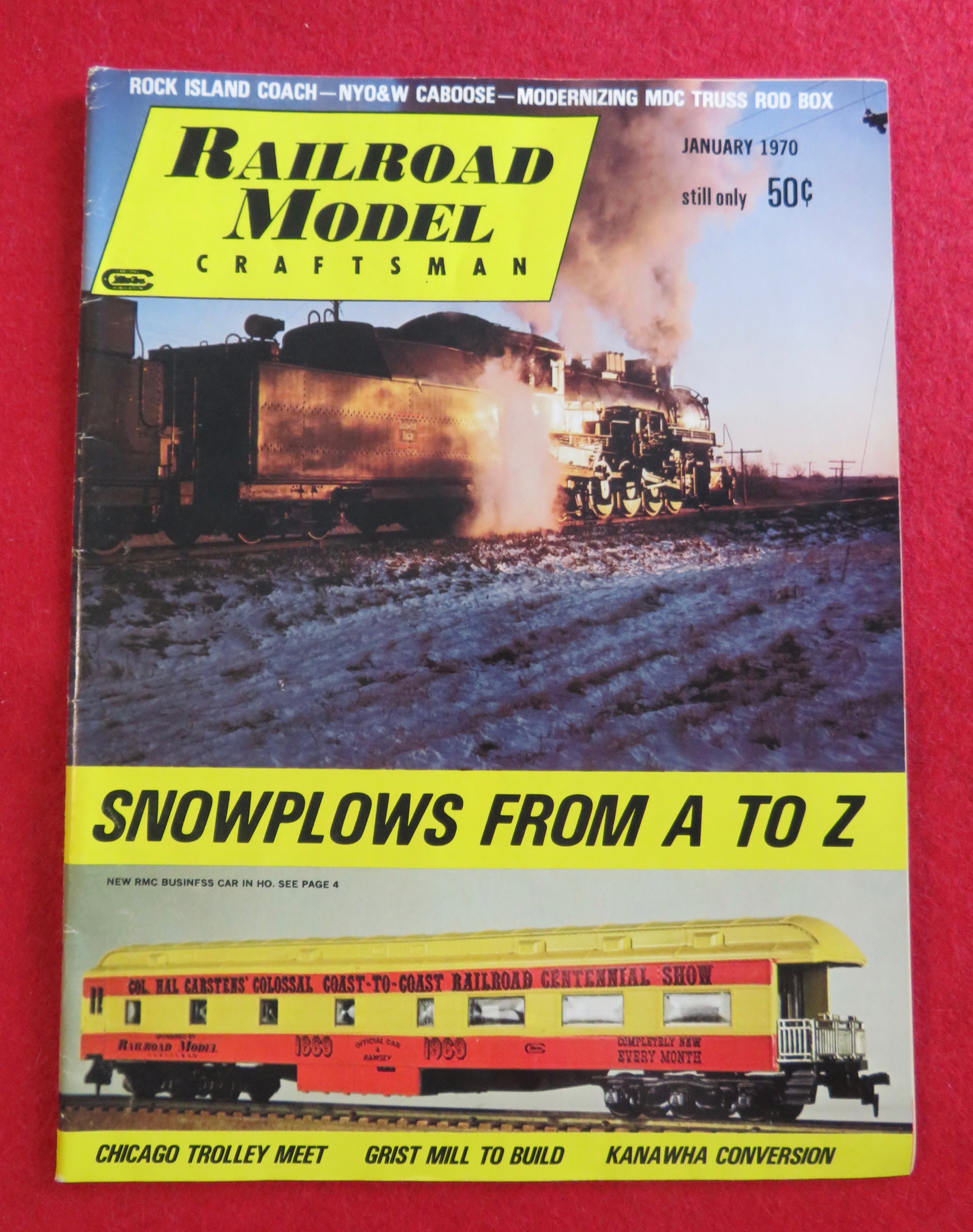 Railroad Model Craftsman Magazine January 1970