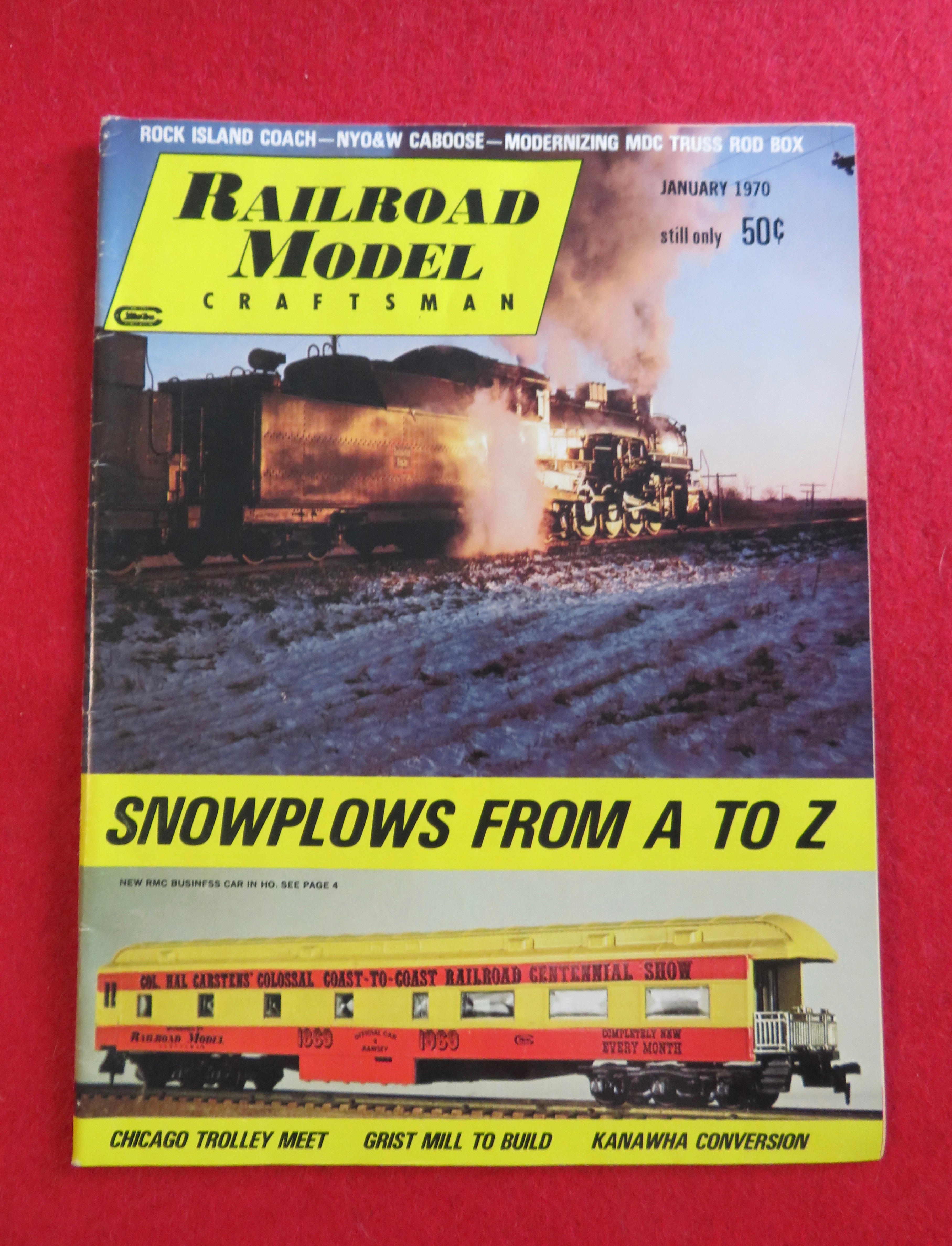 Railroad Model Craftsman Magazine January 1970