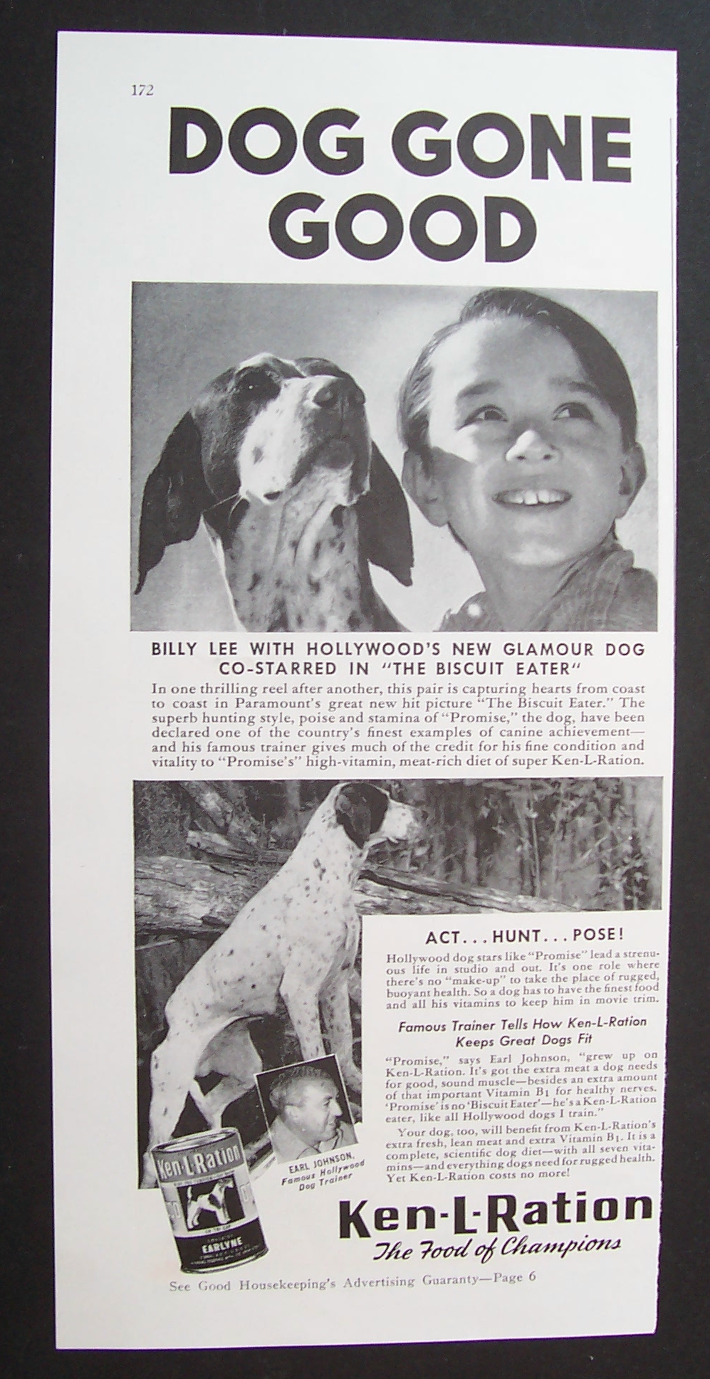 1940  Ken - L - Ration  Dog  Food