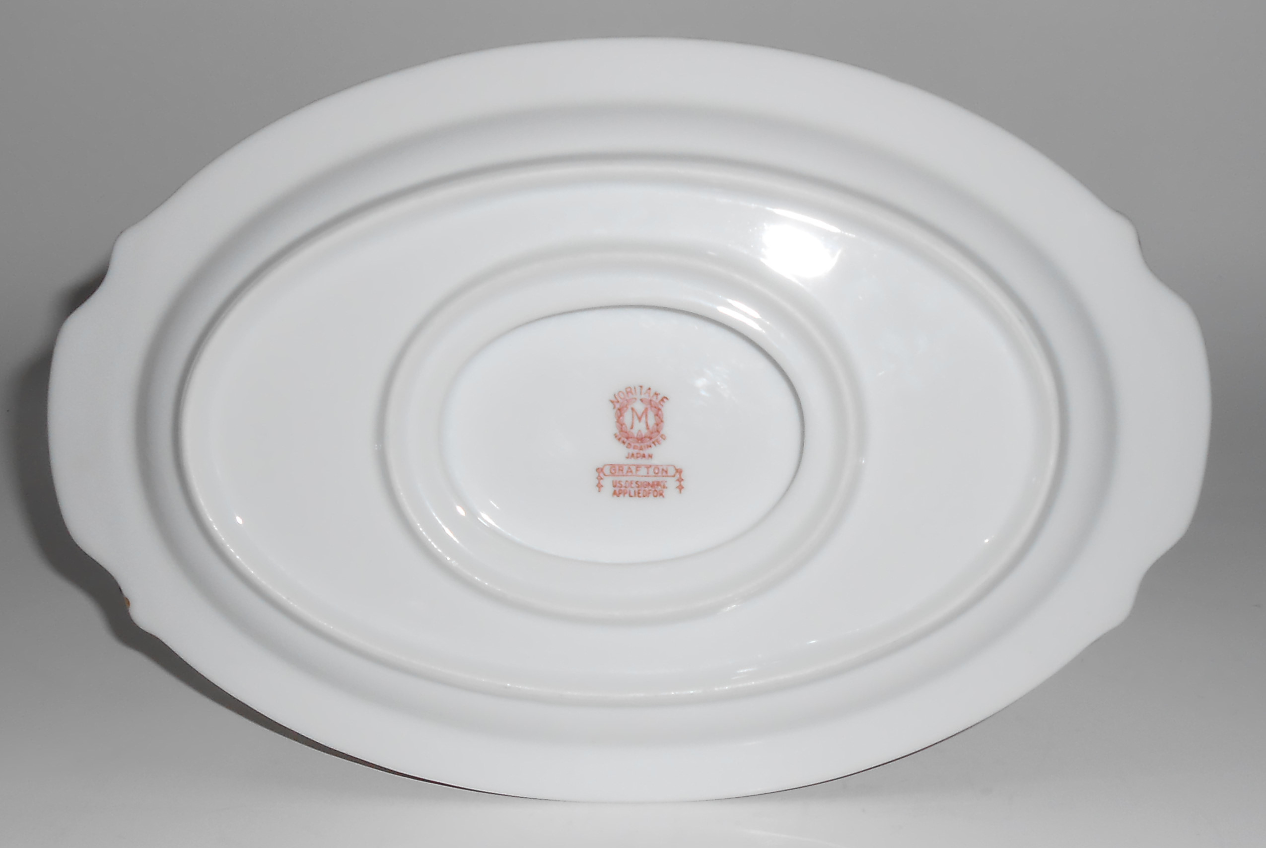 Noritake Porcelain China Grafton W/Gold Gravy Bowl