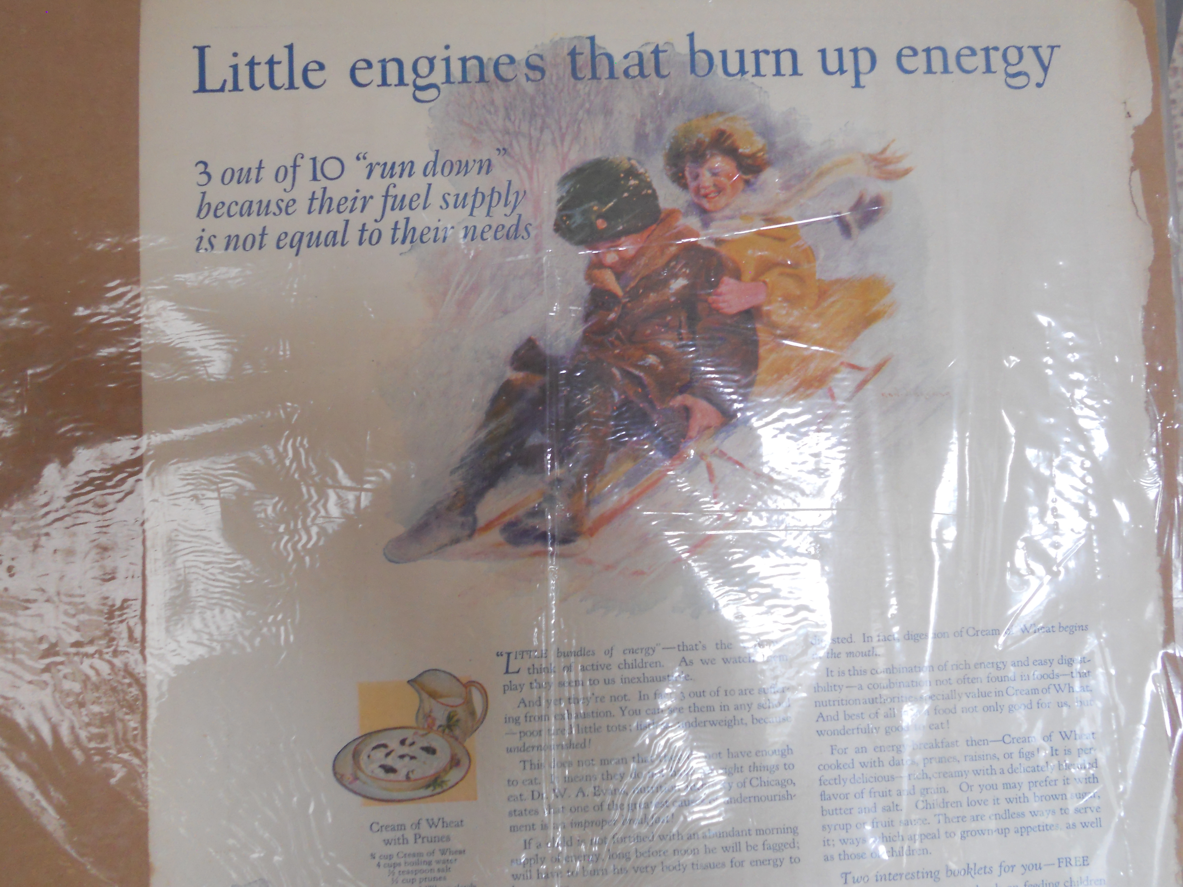 Cream of Wheat Advertising, 1924