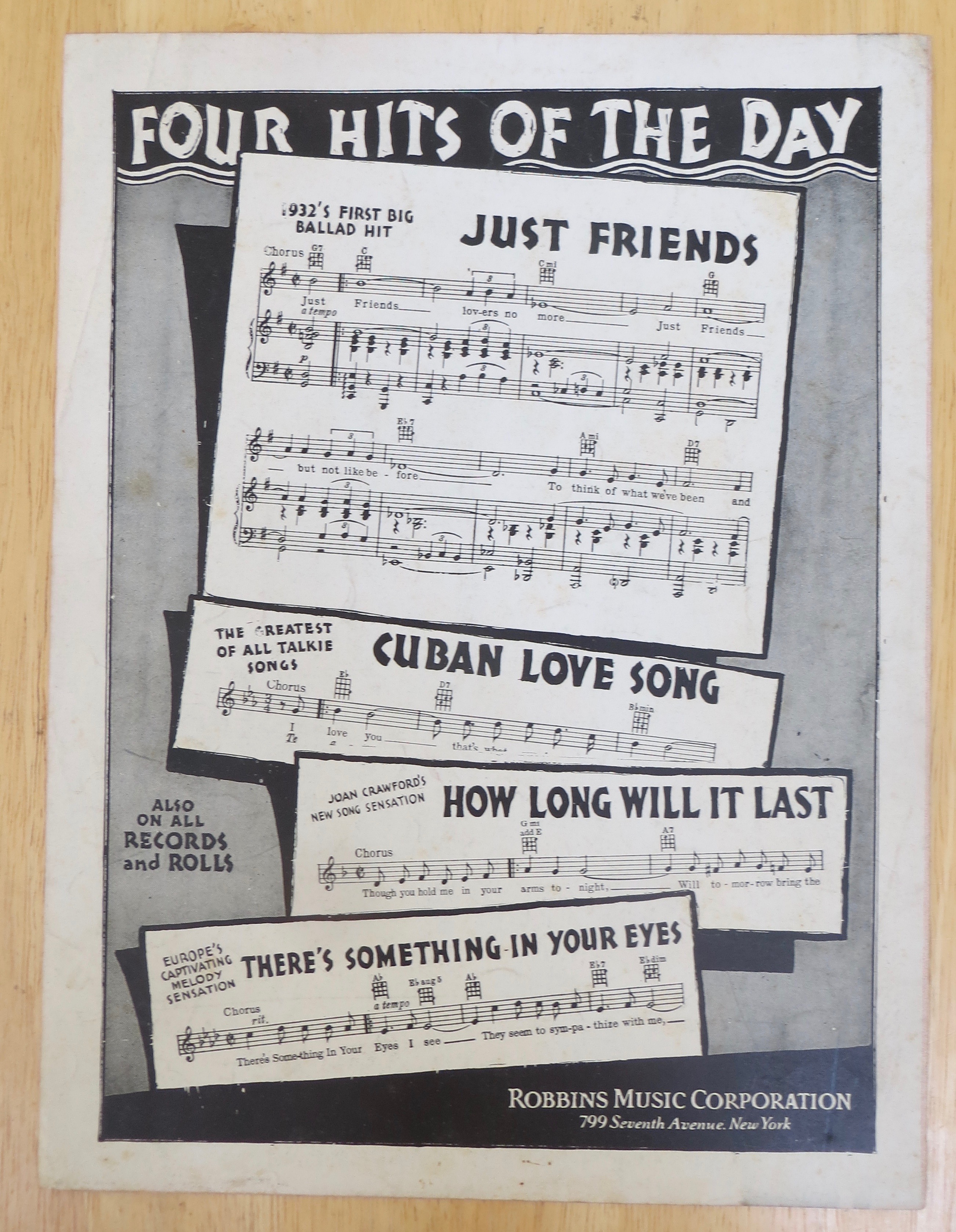 1932 Good Night, My Love By Arnheim, Tobias & Lemare