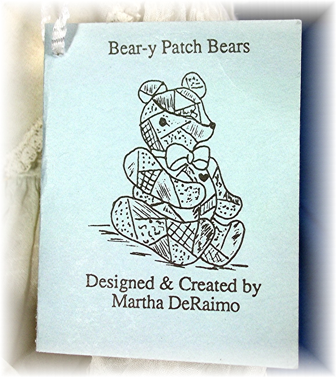 Bear-y Patch Bear - Polly - by Martha DeRaimo