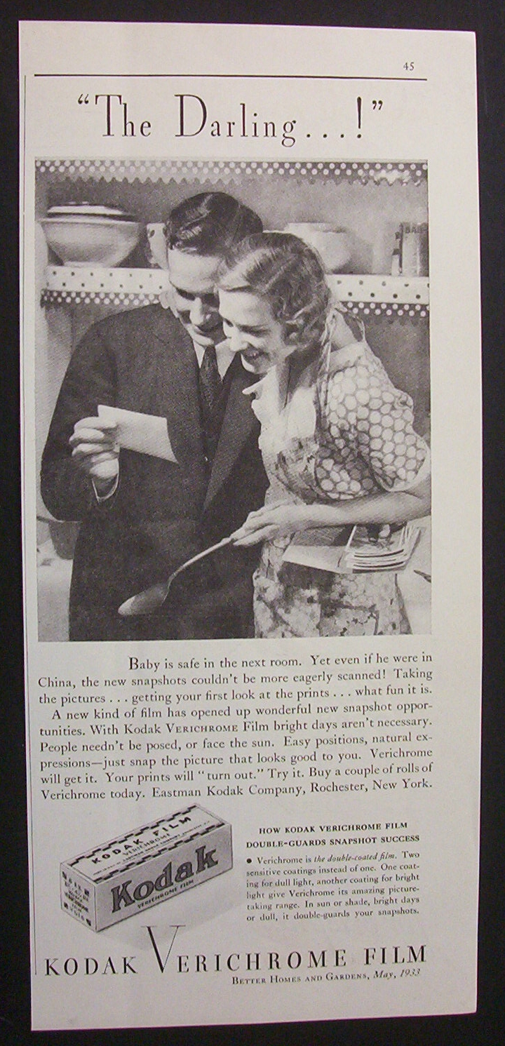 1933 Kodak Verichrome Film