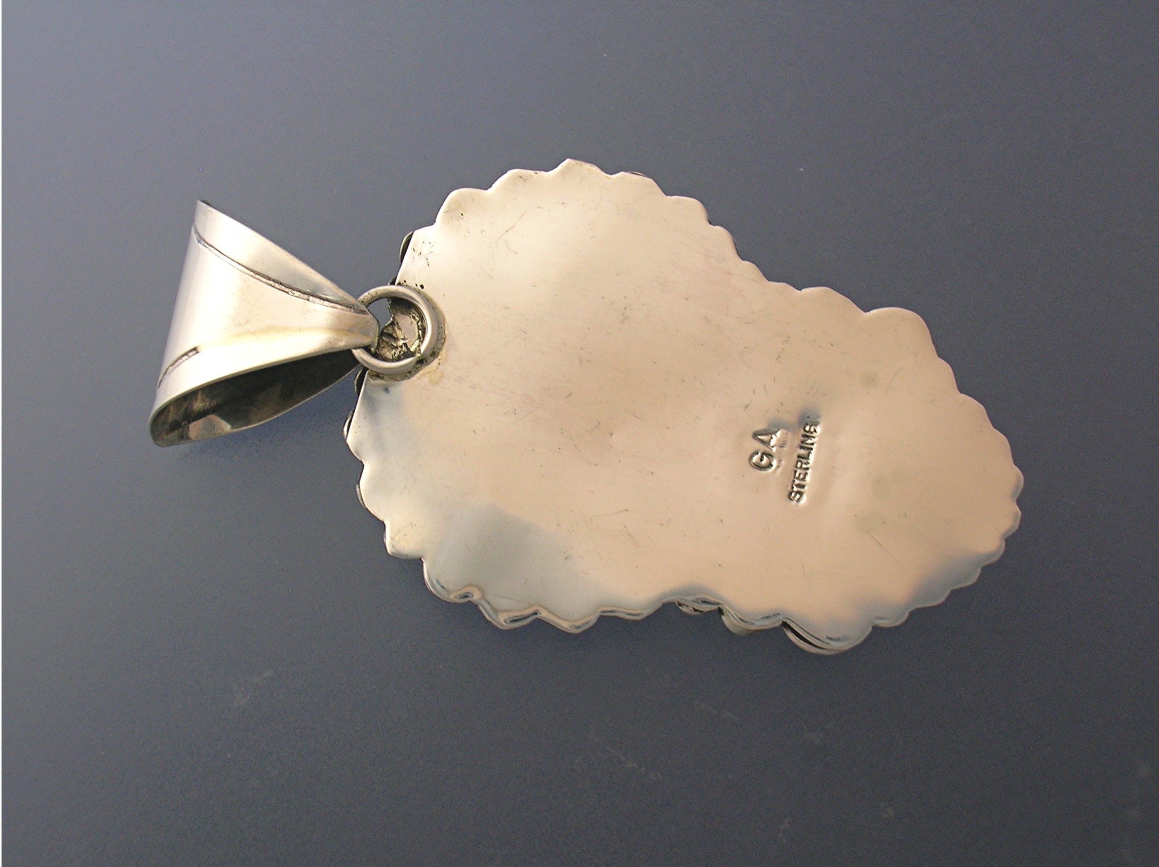 White Buffalo Howlite Sterling Silver Genevieve Apachit