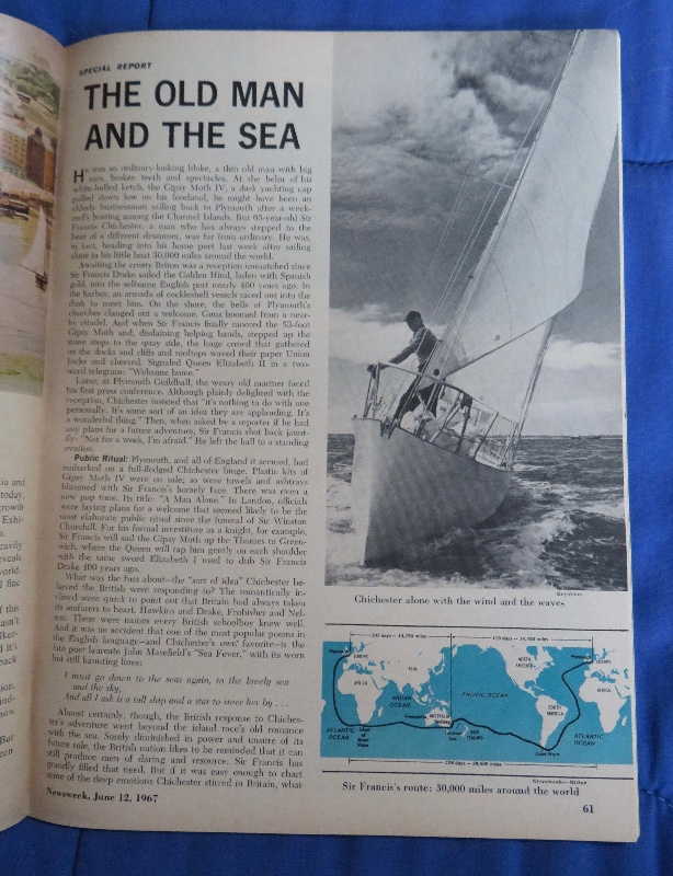 Newsweek Magazine June 12, 1967 The Adventurers