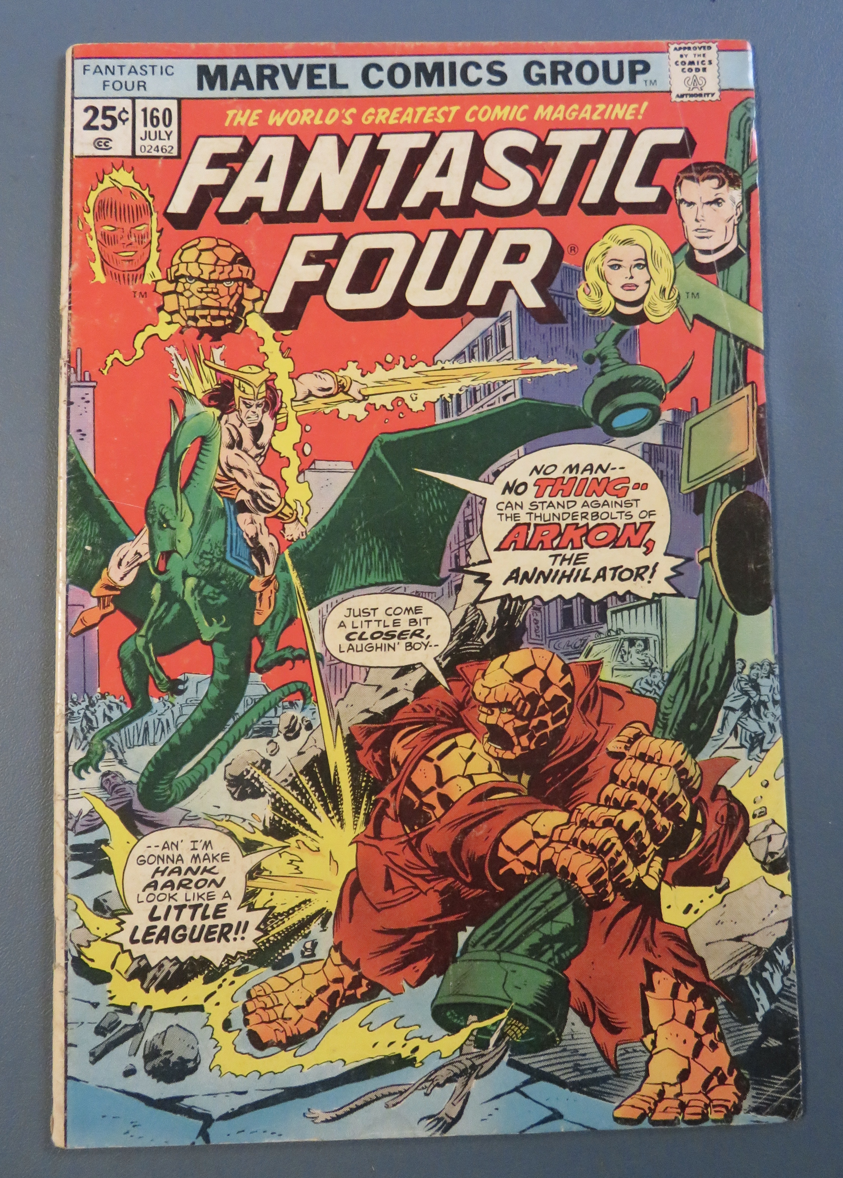 Fantastic Four Comic July 1975 In One World