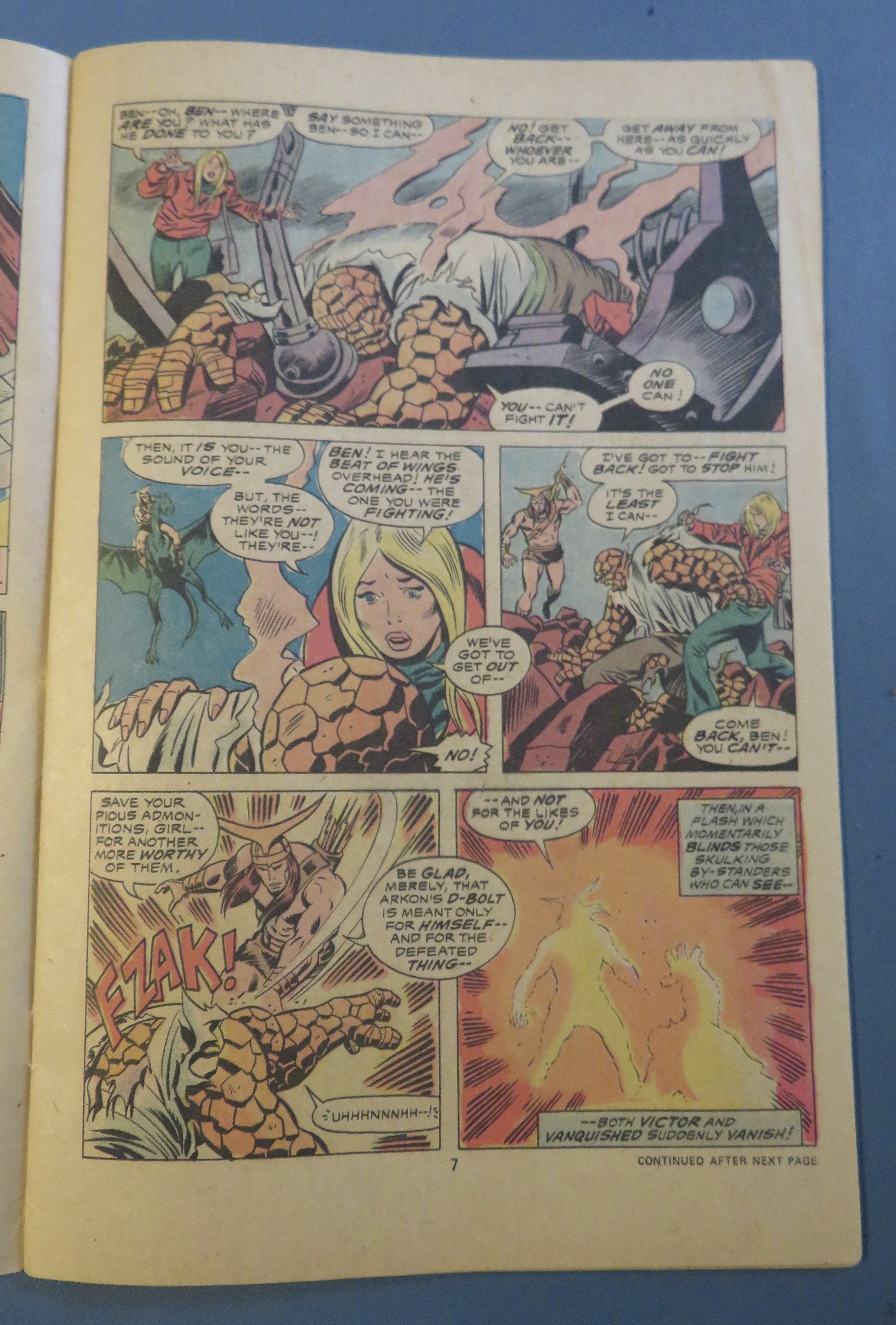 Fantastic Four Comic July 1975 In One World