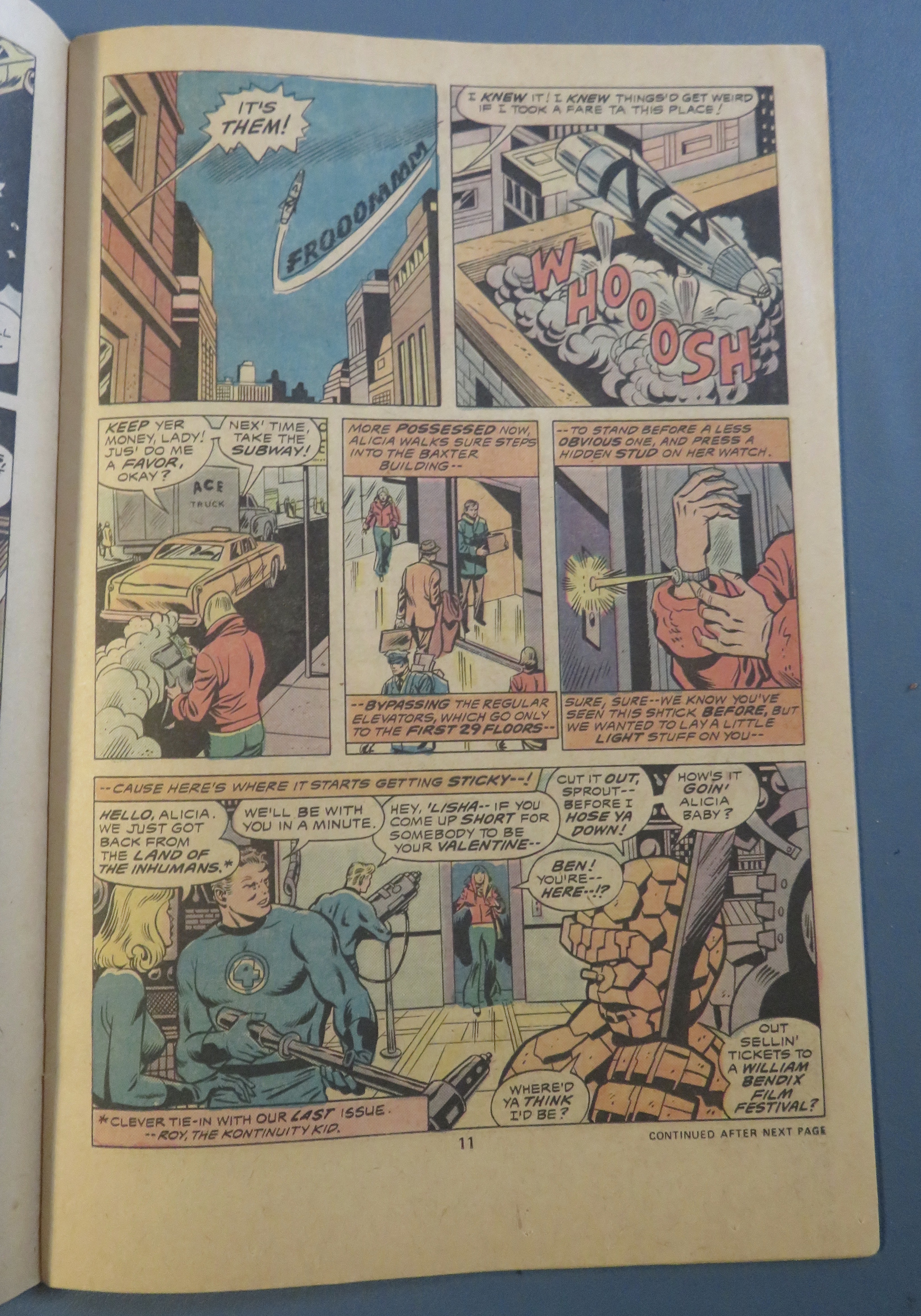 Fantastic Four Comic July 1975 In One World