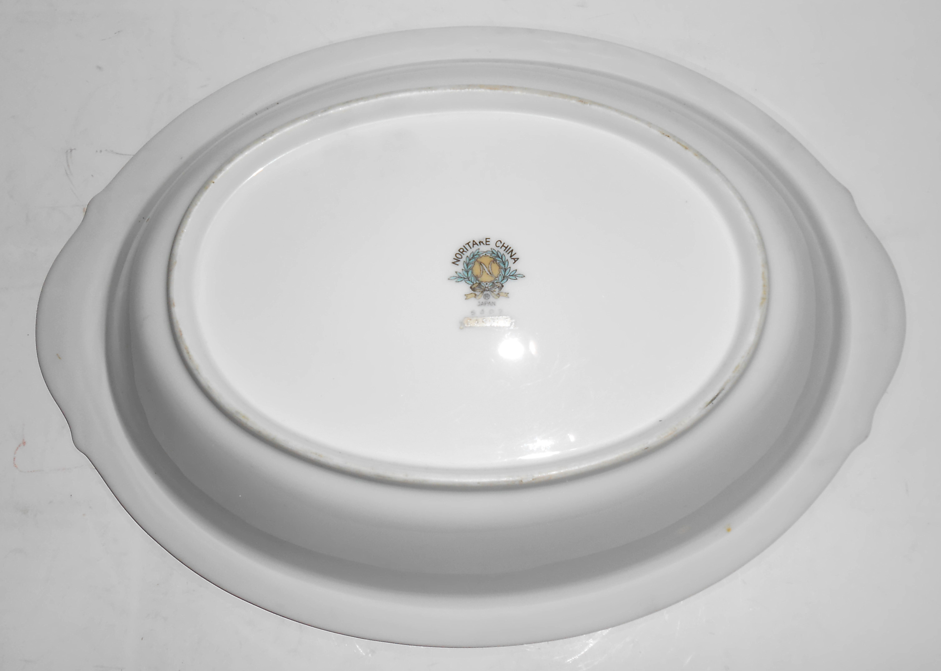 Noritake Porcelain China Carole W/Gold Vegetable Bowl