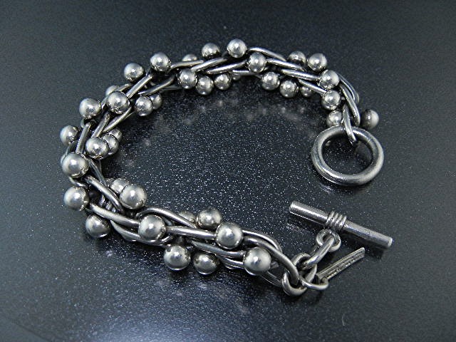 Sterling Silver Berries  Charles Albert toggle Bracelet