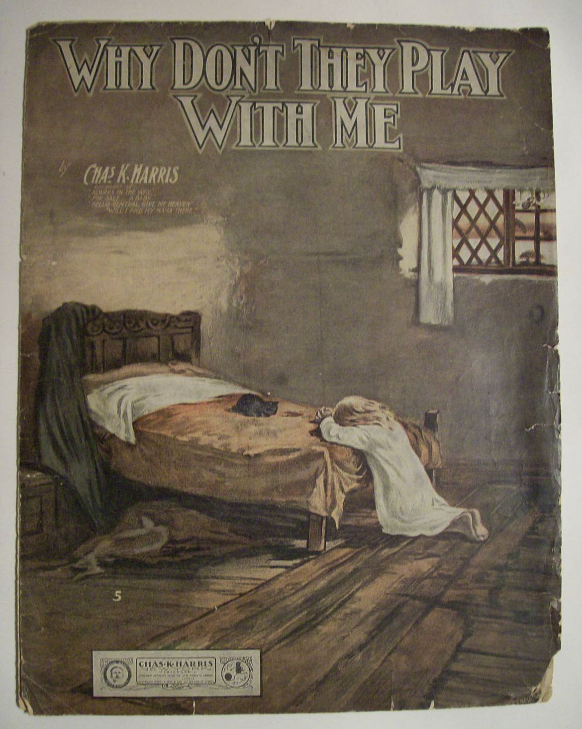 Sheet Music For 1904 Why Don't They Play With Me