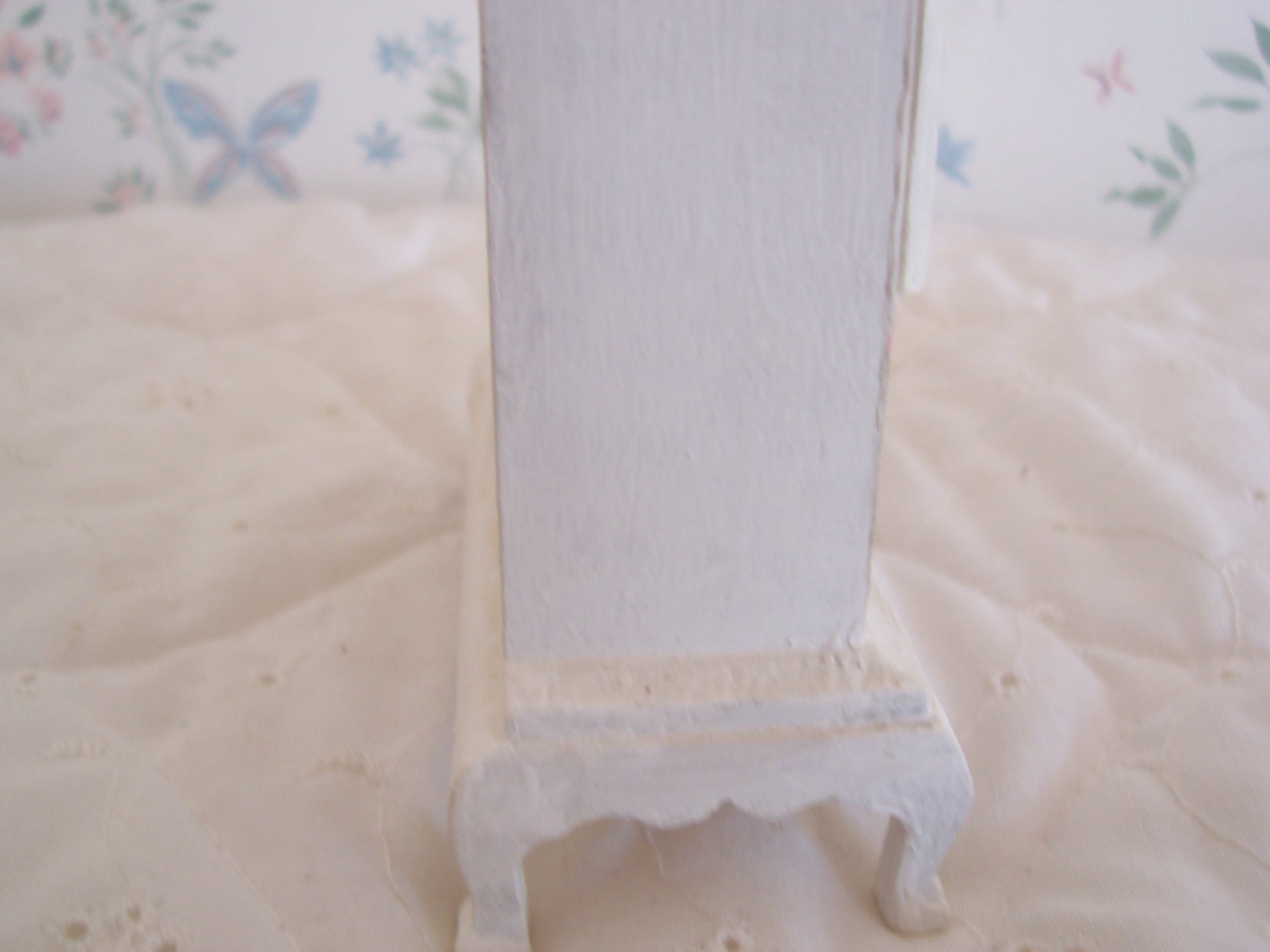 Dollhouse Wood Armoire Painted