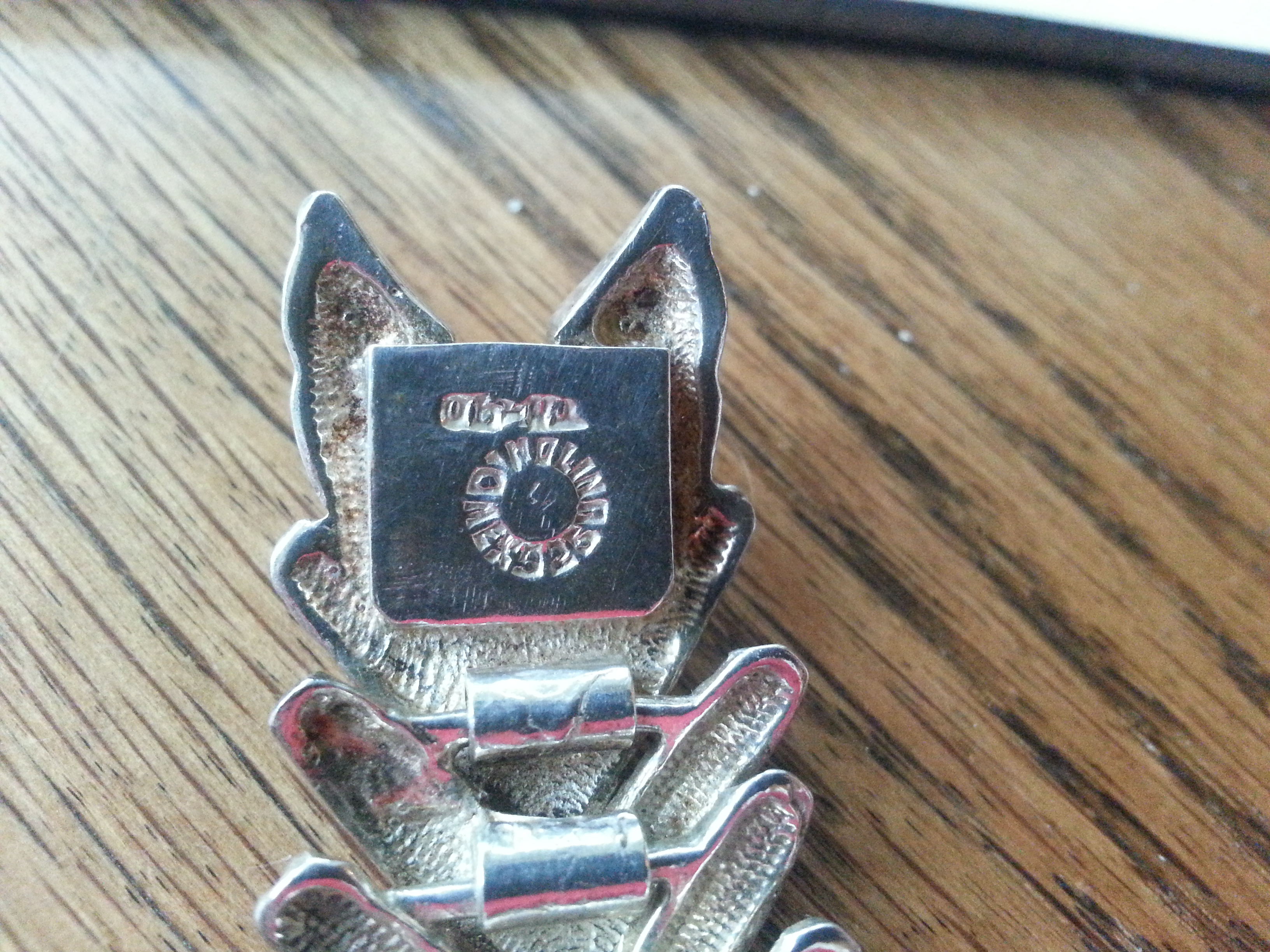 Taxco Mexico Sterling Silver Fox Bracelet