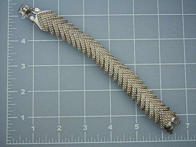 Taxco Mexico Sterling Silver Fox Bracelet