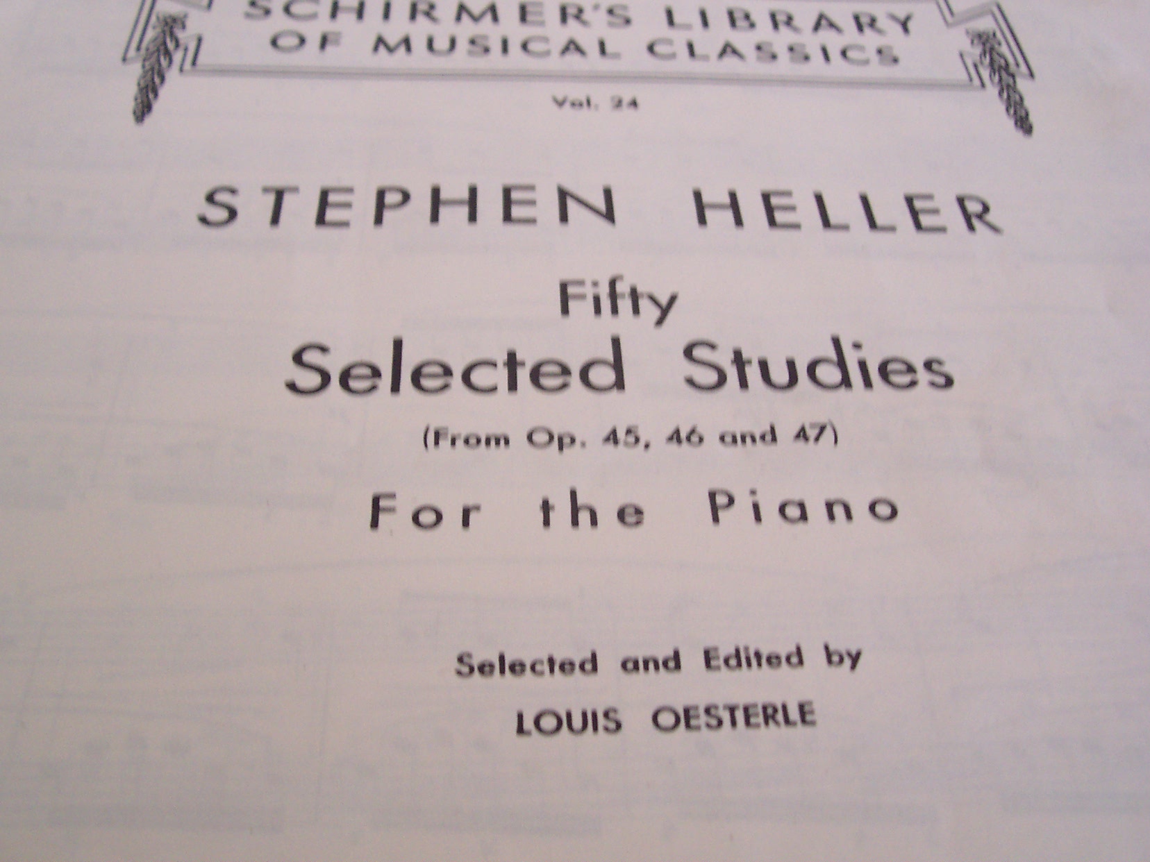 Schirmer's Library of Musical Classics