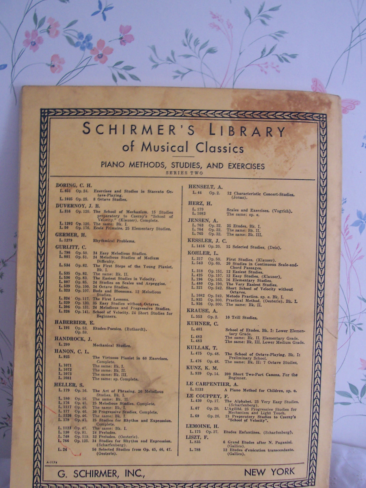 Schirmer's Library of Musical Classics