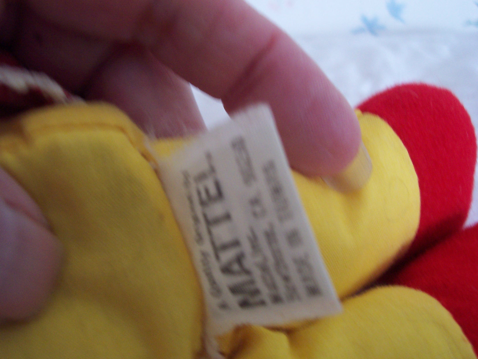 Little Red Riding Hood Baby Beans Doll Mattel
