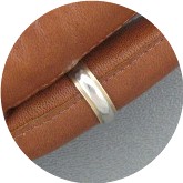 14K Yellow White Gold Wedding Band PRISCILLA