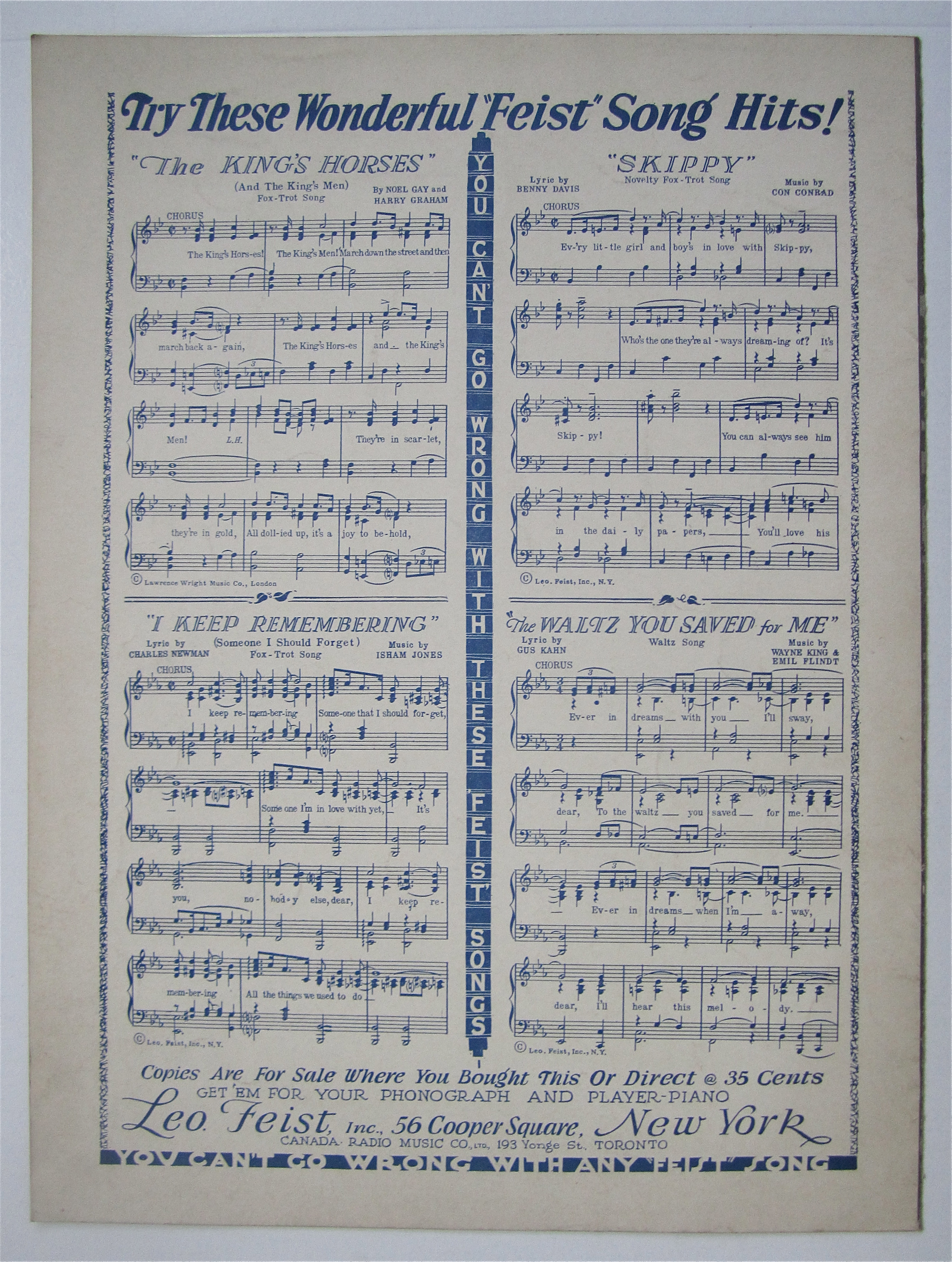 Sheet Music 1931 Love Is Like That
