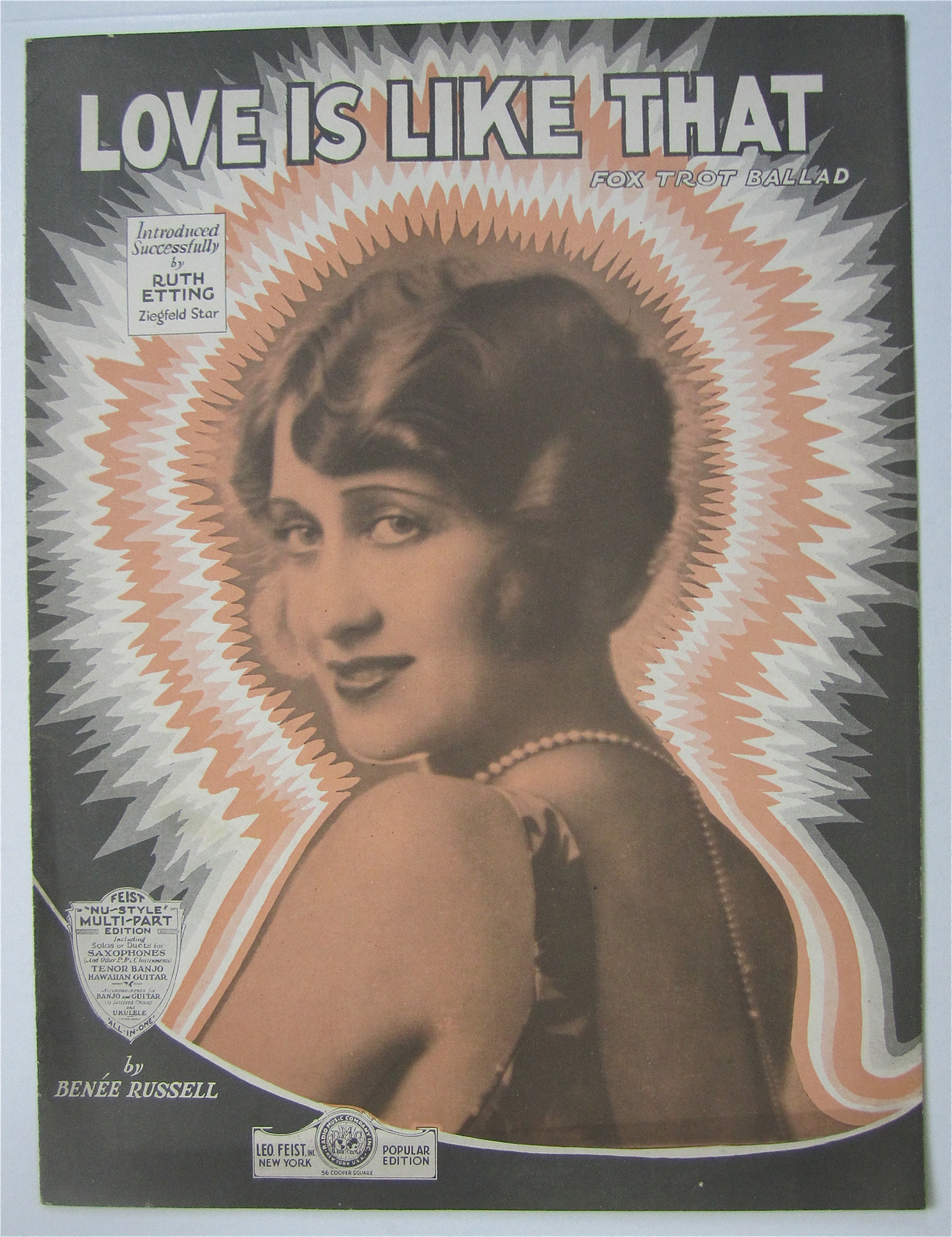 Sheet Music 1931 Love Is Like That