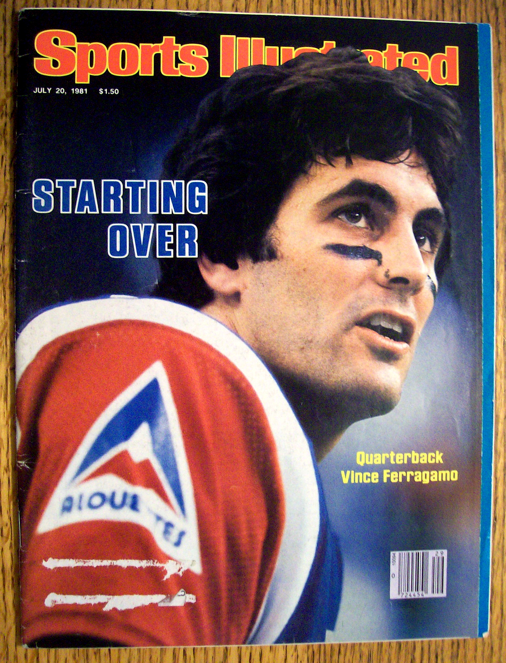 Sports Illustrated Magazine-July 20, 1981-V. Ferragamo