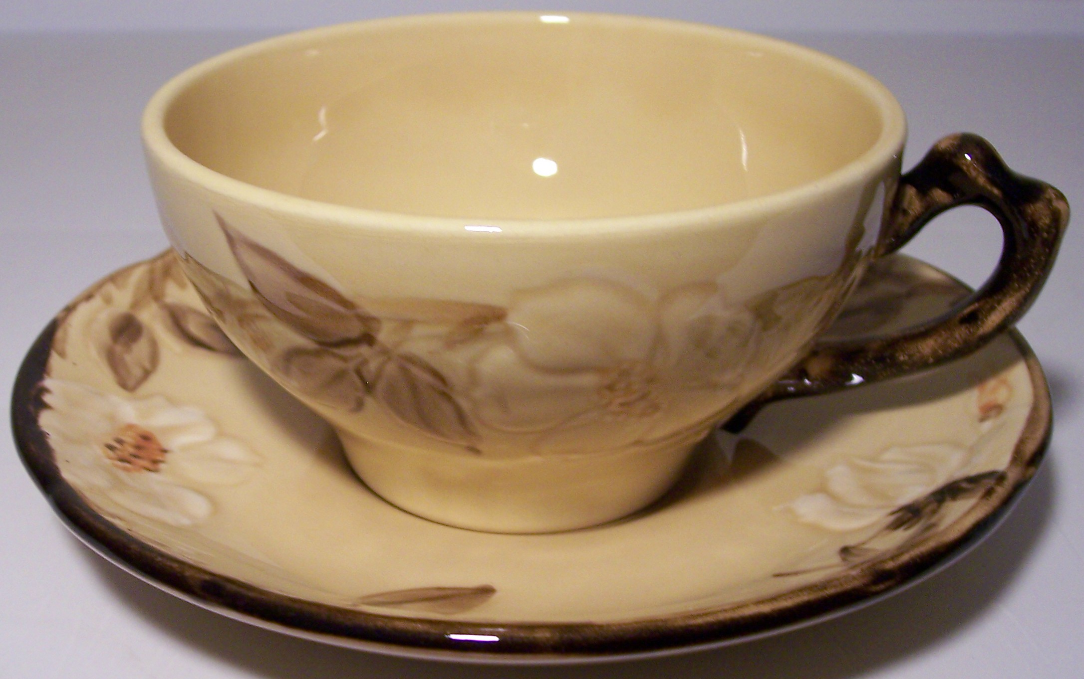Franciscan Pottery Cafe Royal Cup & Saucer Set