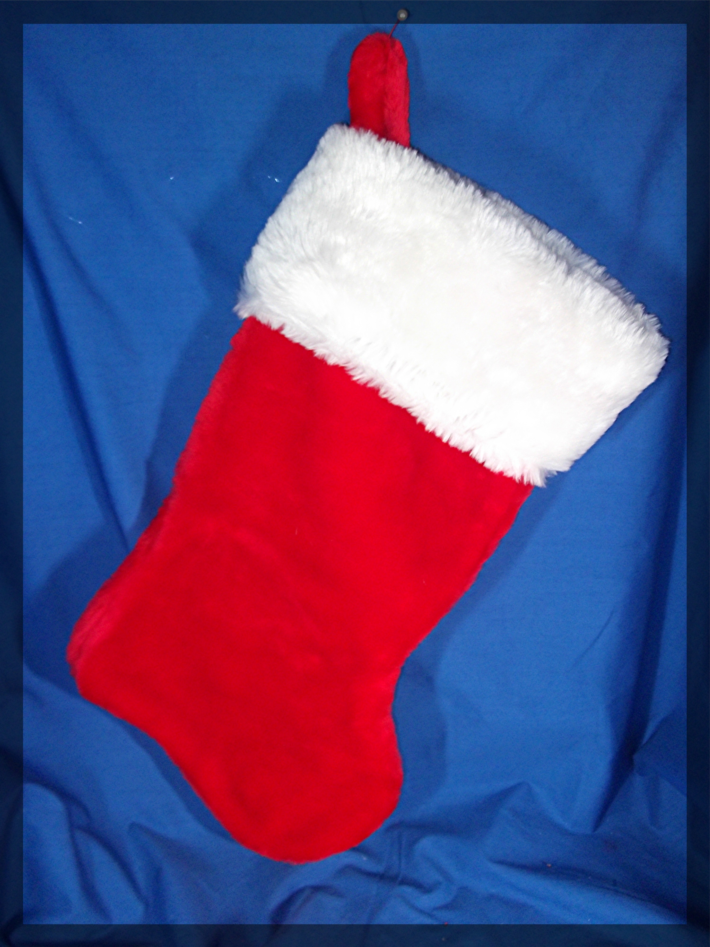 Red Christmas stocking..........