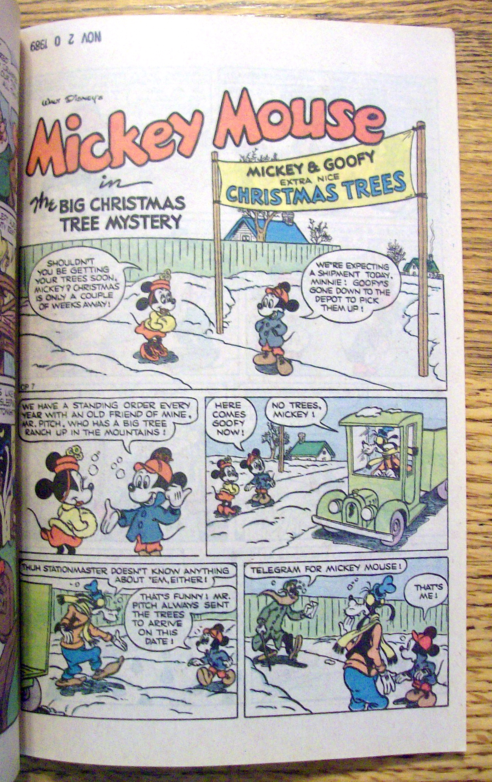 Walt Disney's Christmas Parade Comic #2 - Winter 1989