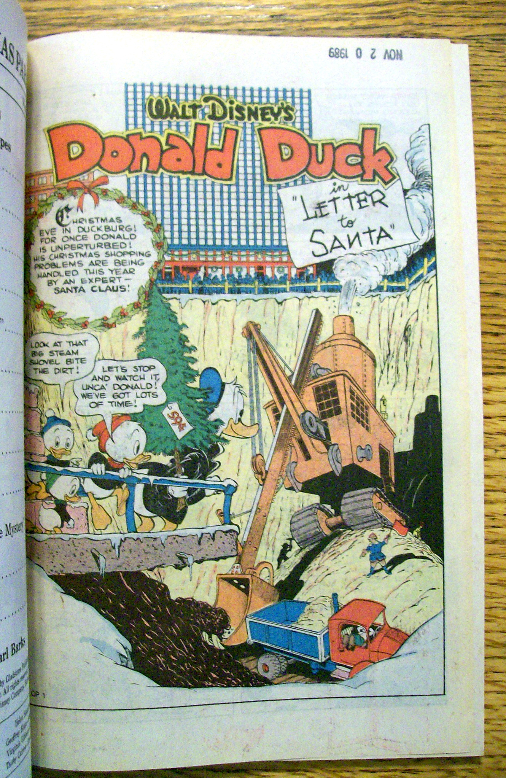 Walt Disney's Christmas Parade Comic #2 - Winter 1989