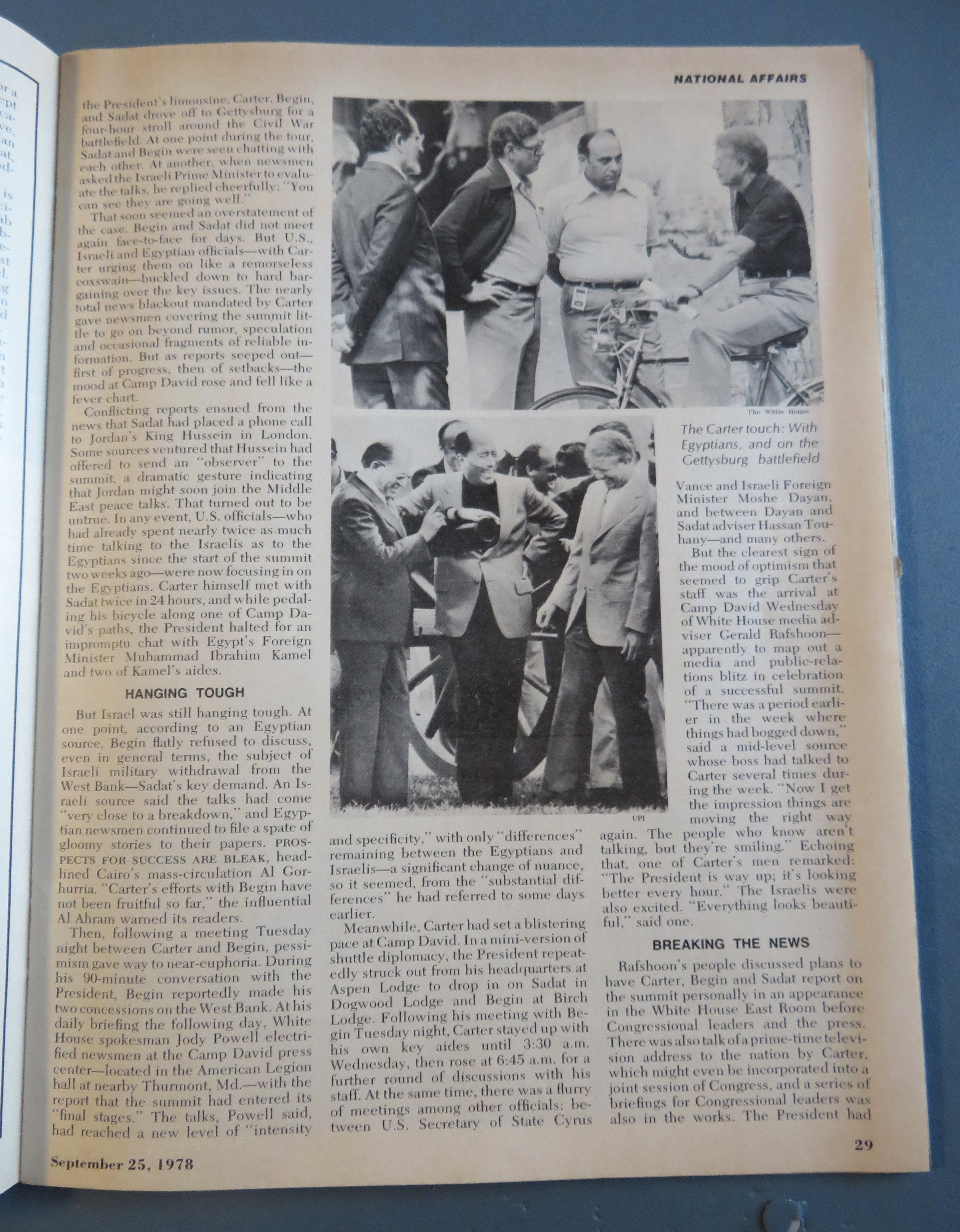 Newsweek Magazine September 25, 1978 The Summit