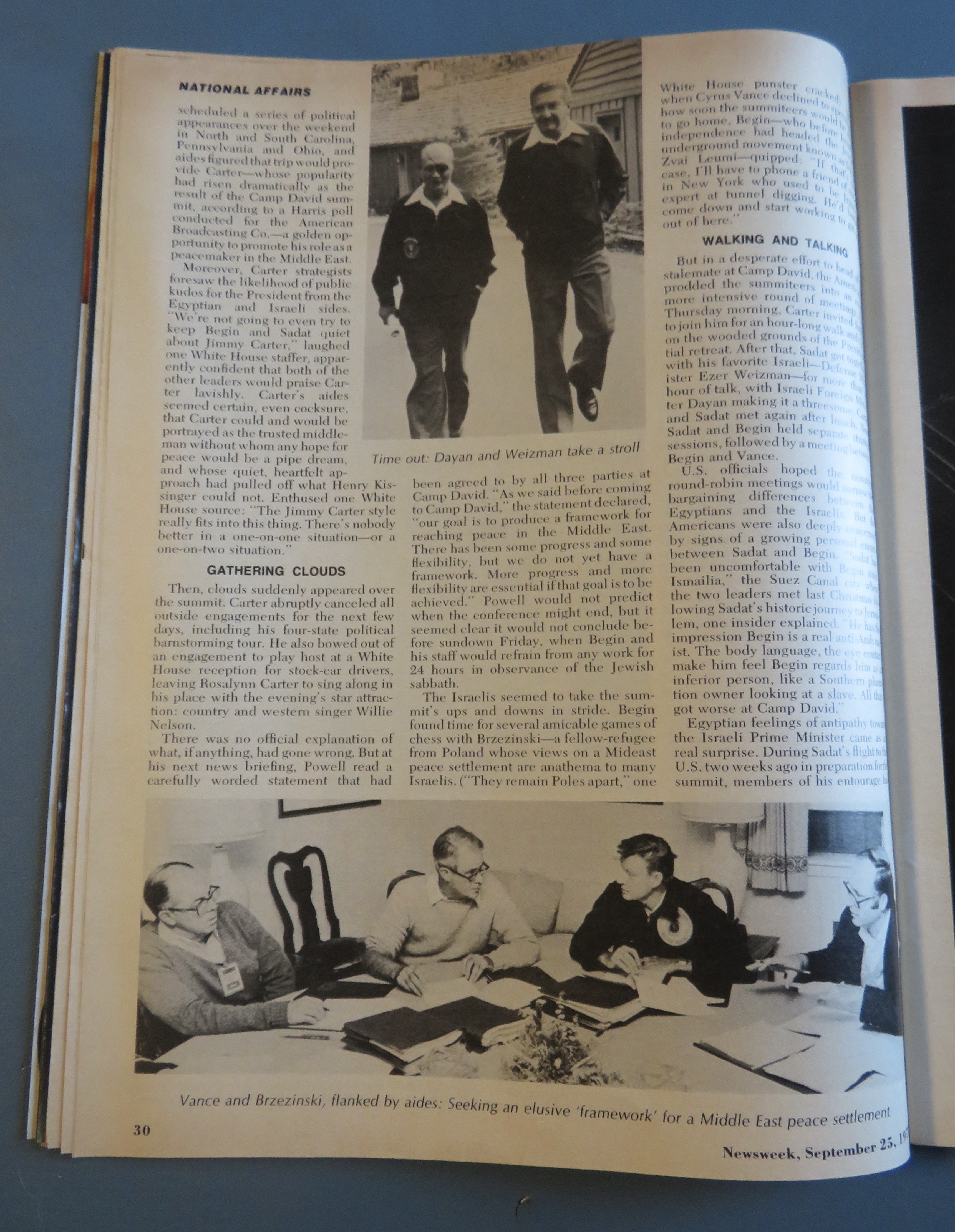 Newsweek Magazine September 25, 1978 The Summit