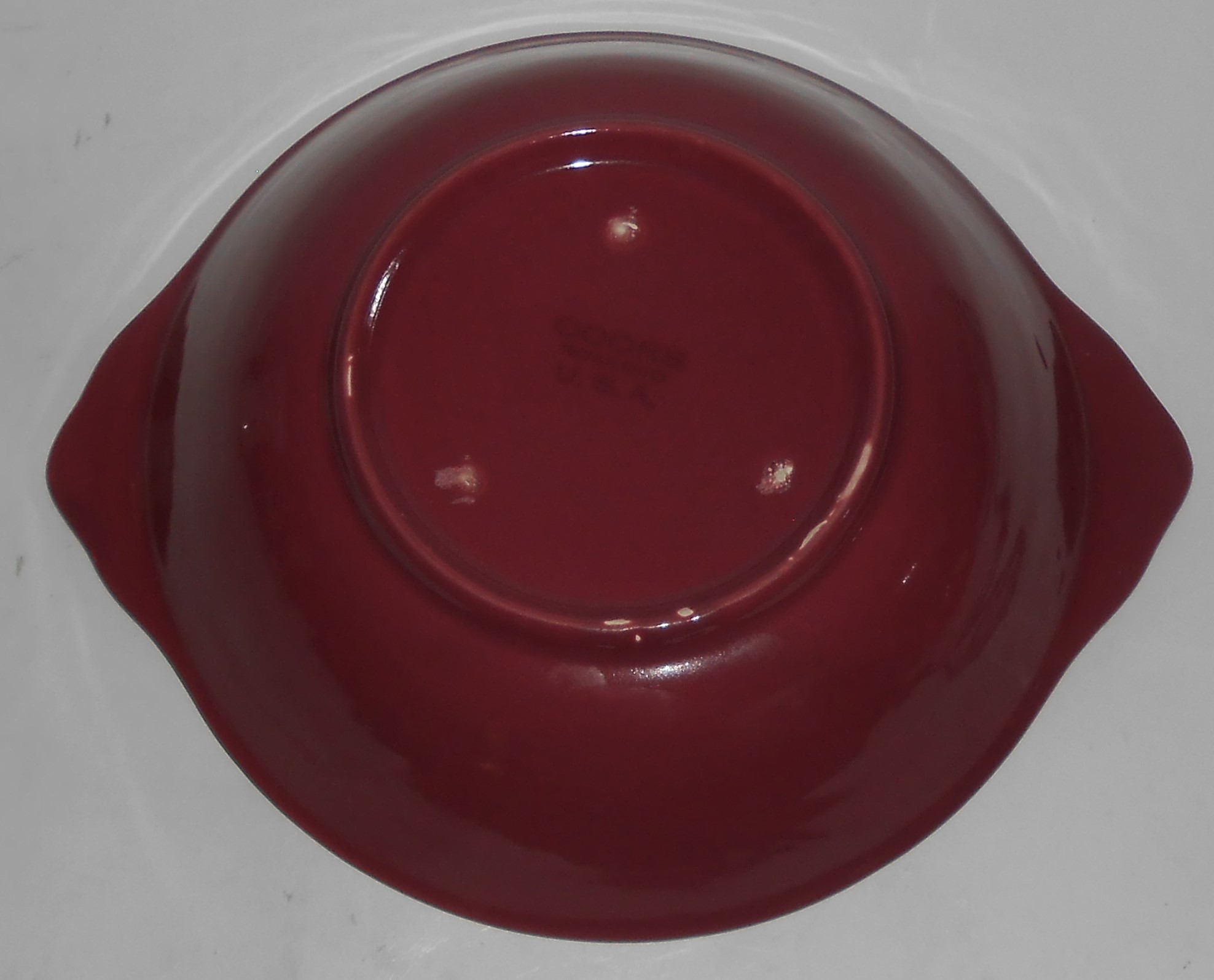 Coors Pottery Rosebud Red Vegetable Bowl #2