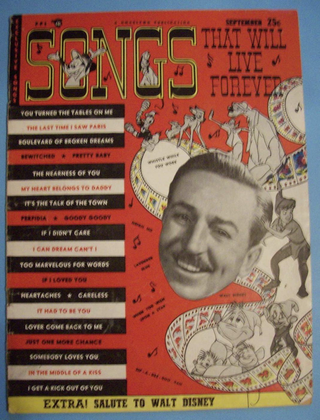 Songs That Will Live Forever - Sept 1953 - Walt Disney