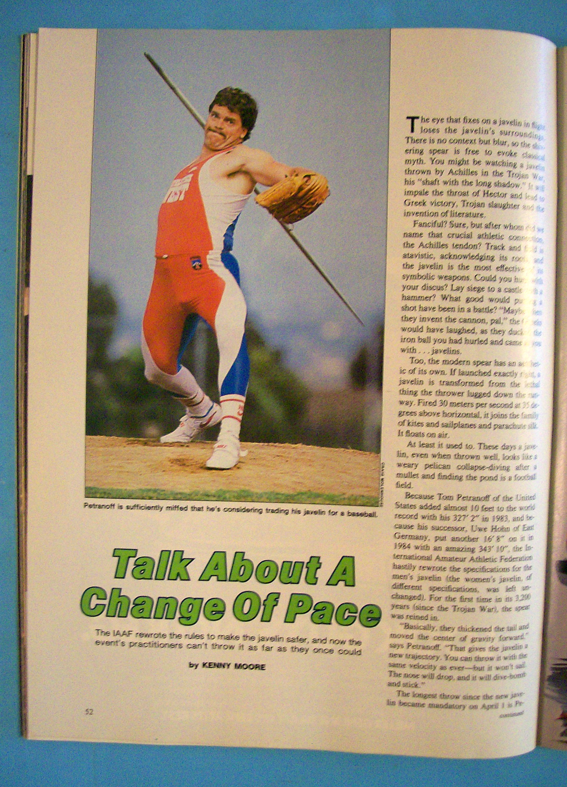 Sports Illustrated Magazine-July 28, 1986-R. Henderson