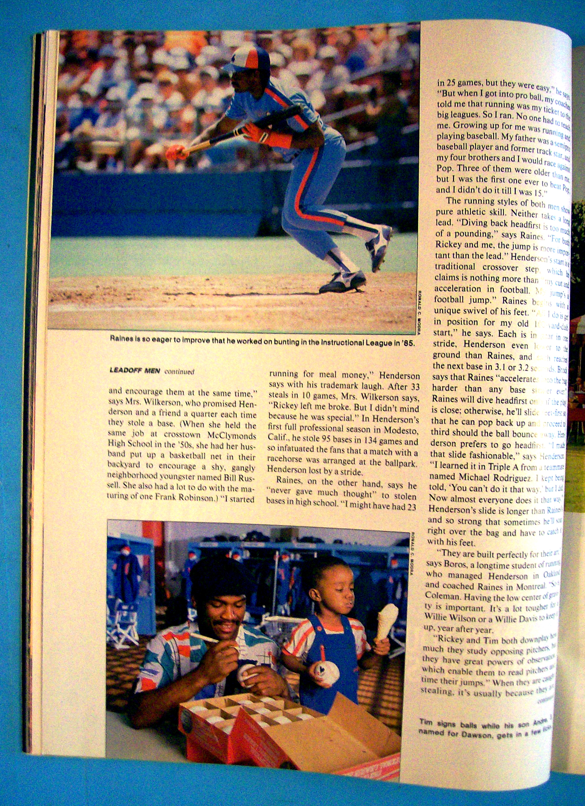 Sports Illustrated Magazine-July 28, 1986-R. Henderson