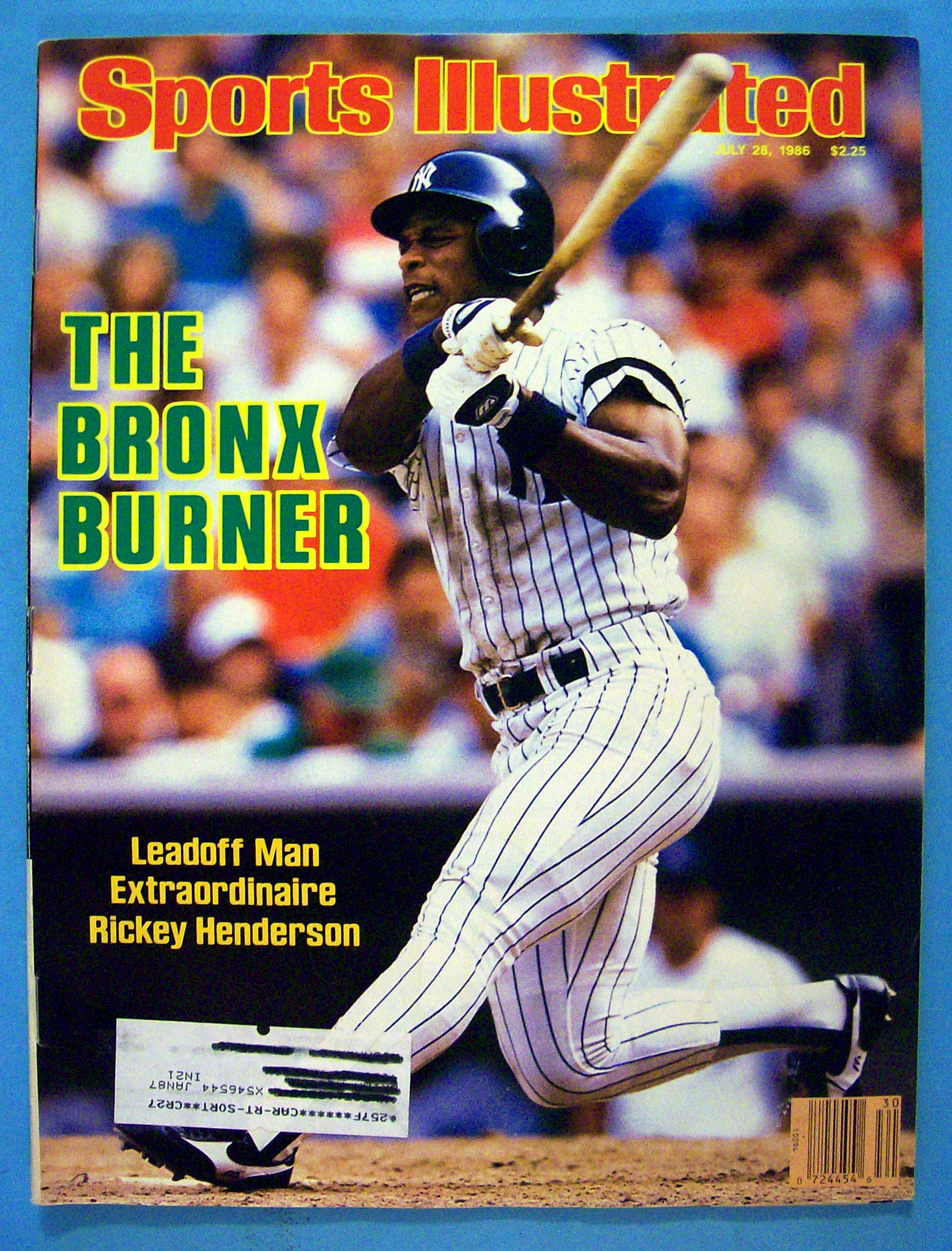 Sports Illustrated Magazine-July 28, 1986-R. Henderson