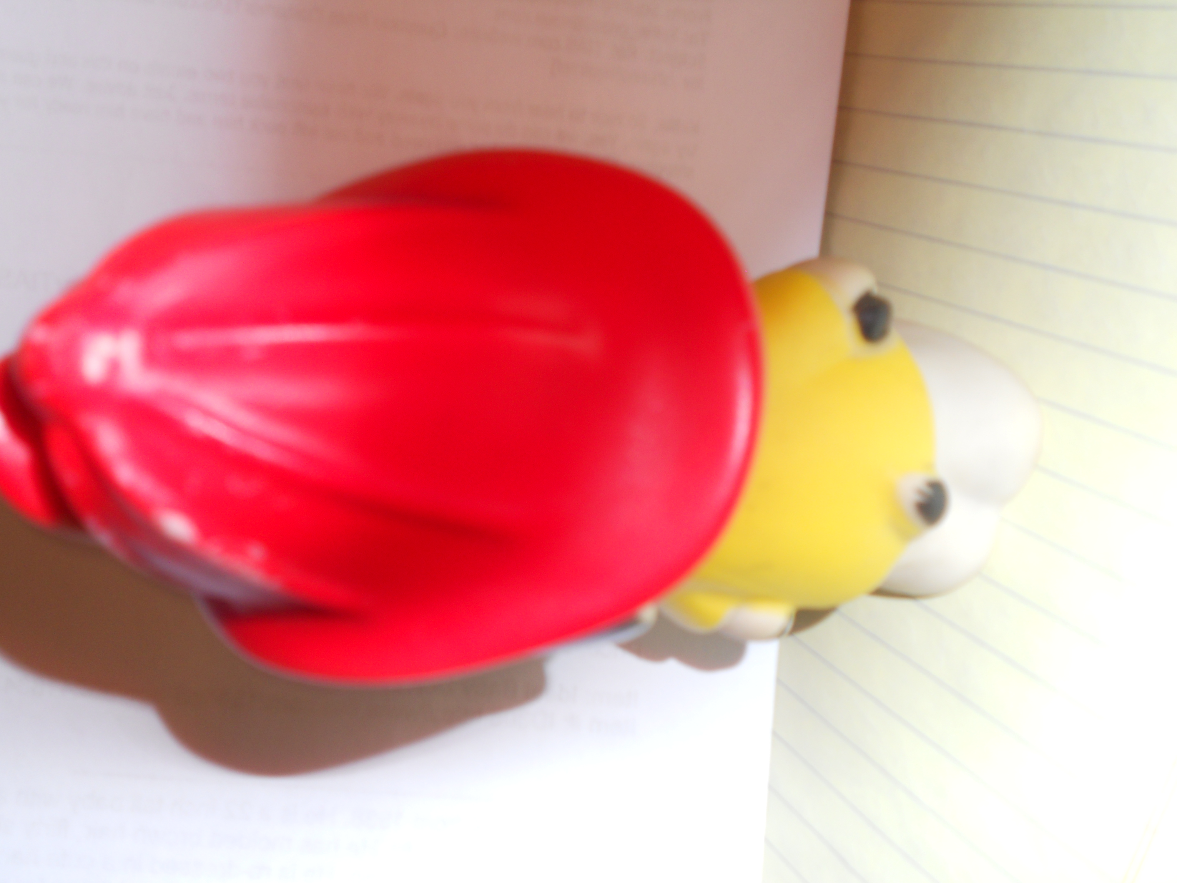 Snoopy Fireman Squeaker Toy 1966