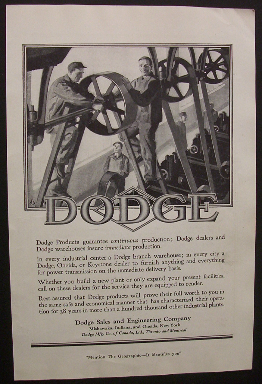 1920  Dodge  Sales  &  Engineering  Company